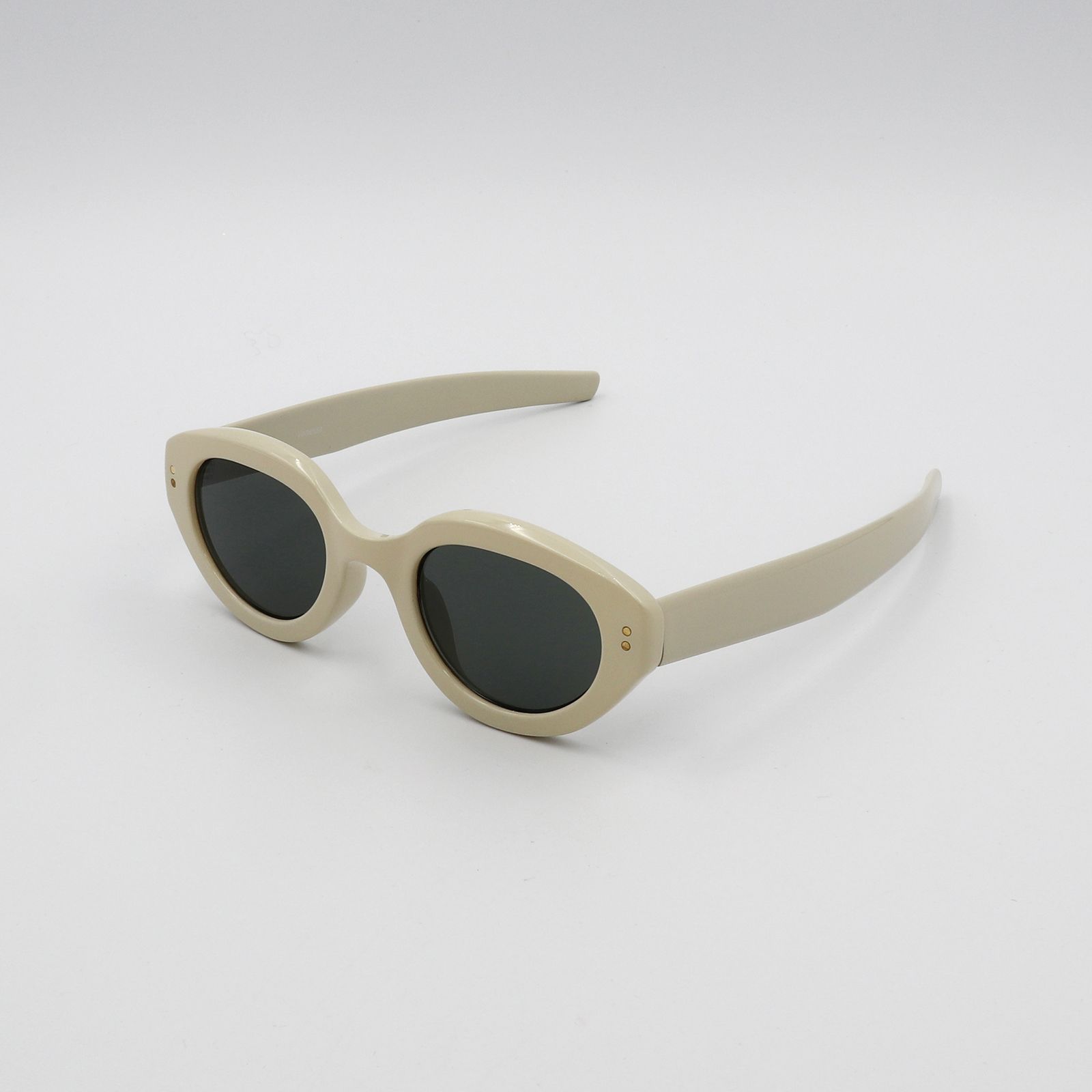 「Vanessa」Sunglasses Ivory × Gray Lens