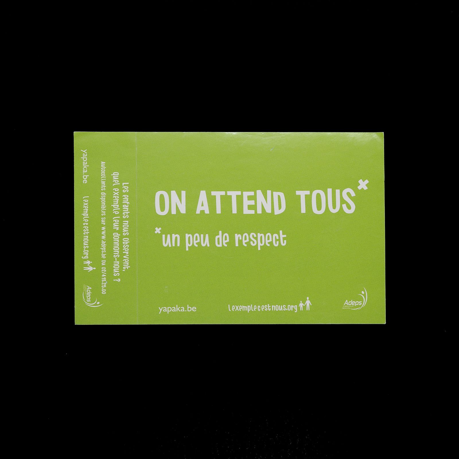 「Adeps」ヴィンテージステッカー ヨーロッパ