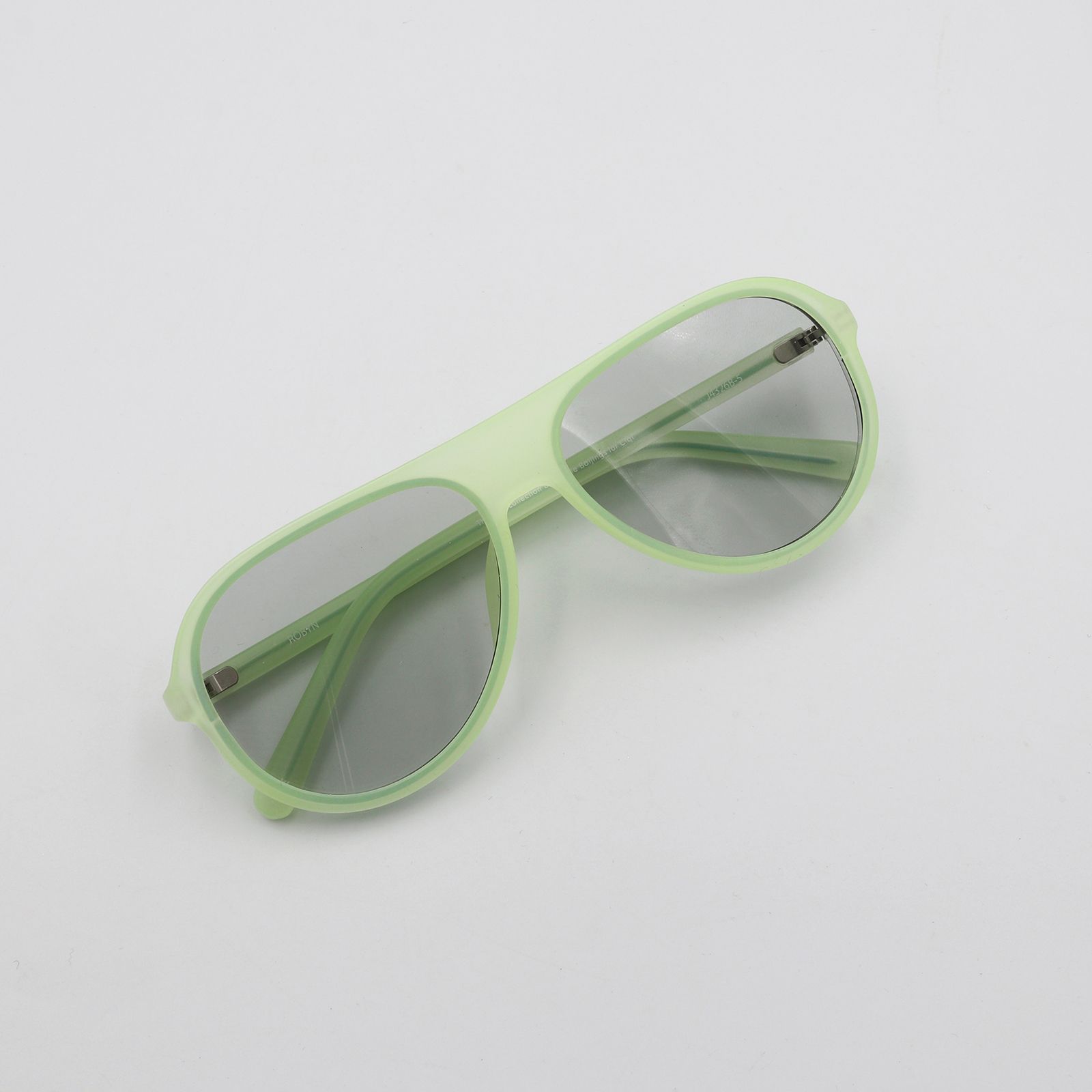 「Robyn」POLYFONIA STUDIO Session "Carole Baijings  Ciqi" Sunglasses Lime Haze x Light Gray Lens