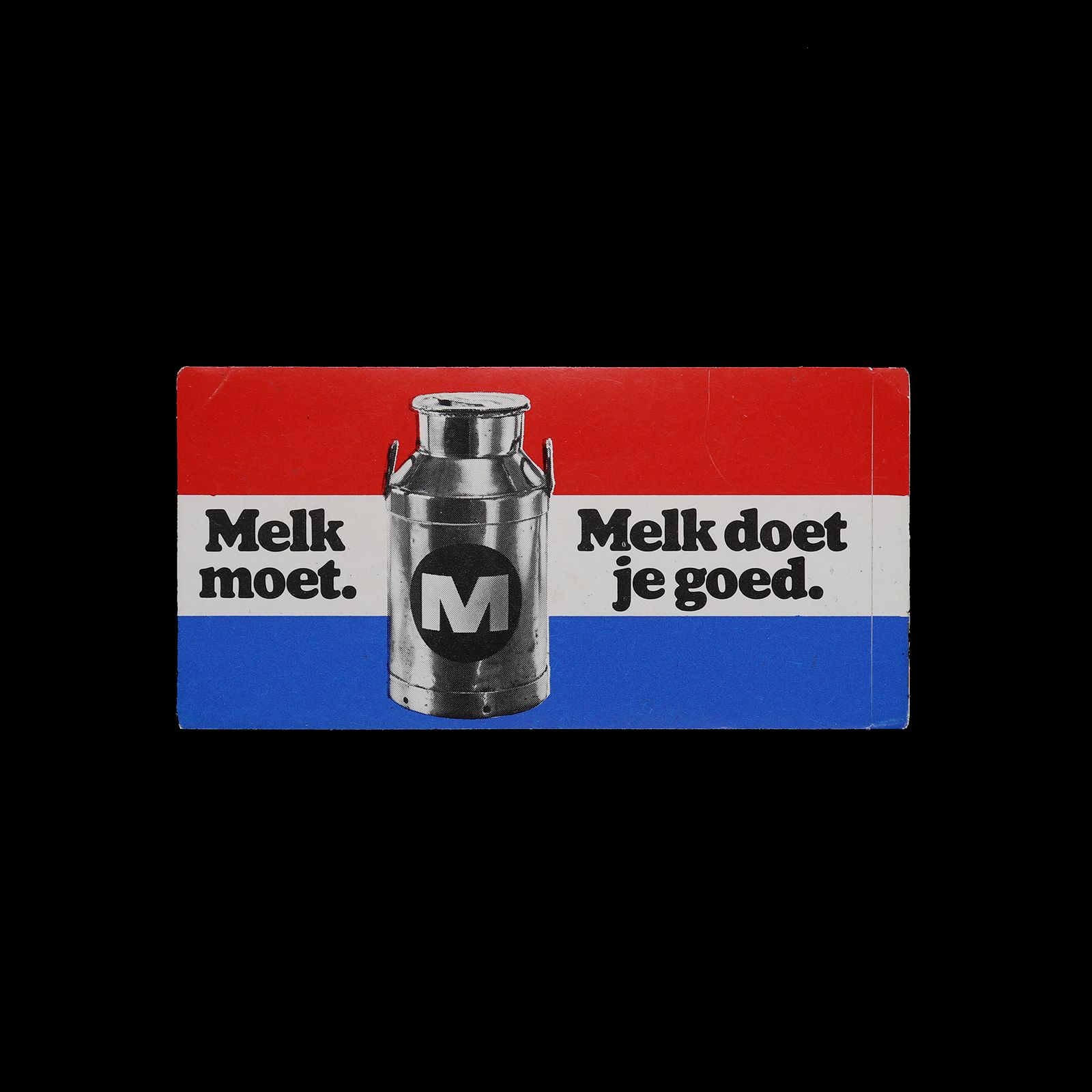 「Melk moet」ヴィンテージステッカー ヨーロッパ