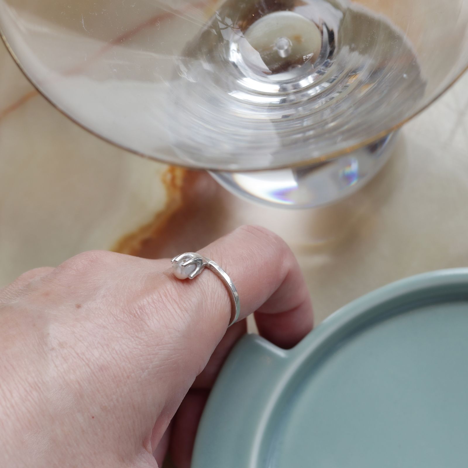 「catch ball ring」リング silver925【Silver Jewel】