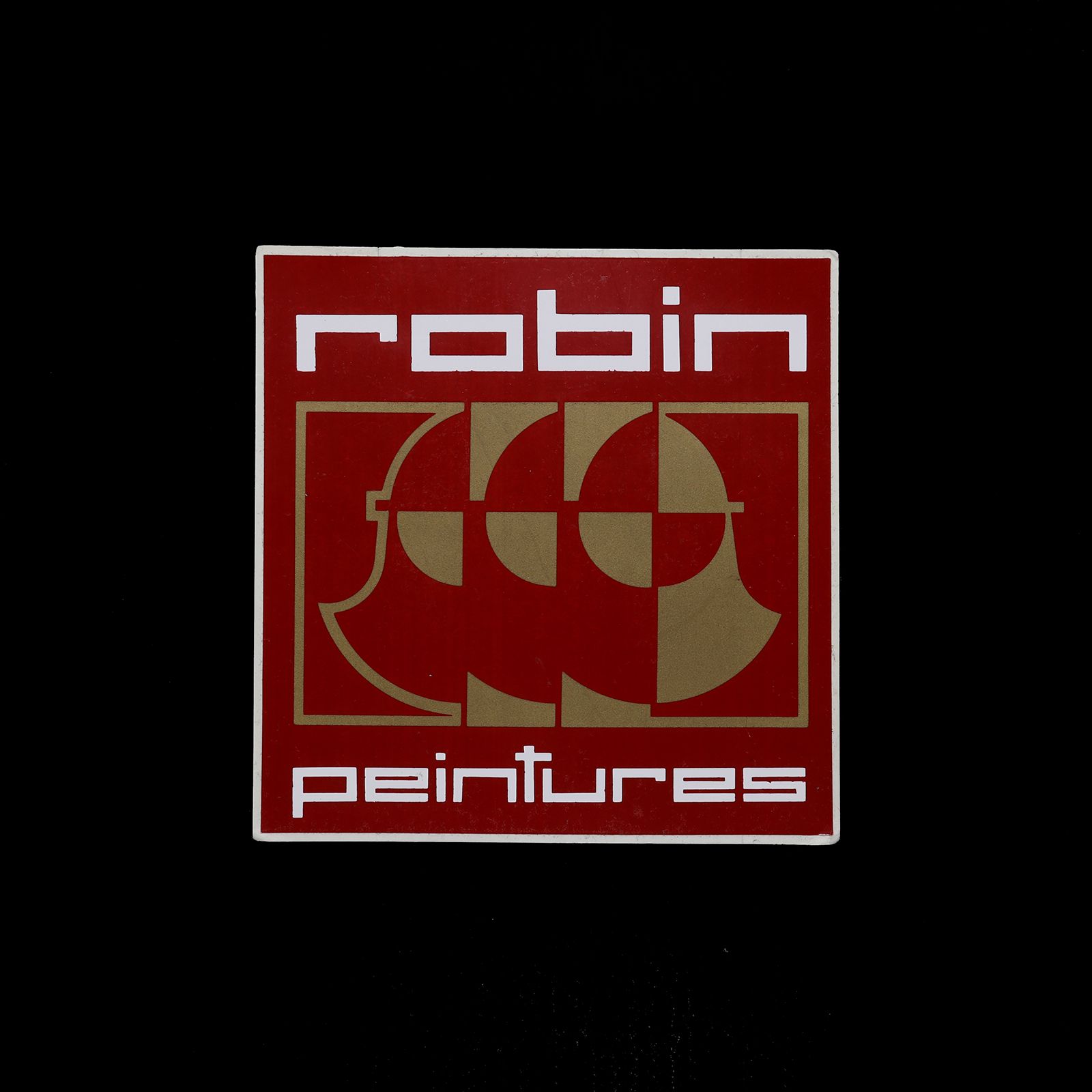 「robin peintures」ヴィンテージステッカー ヨーロッパ