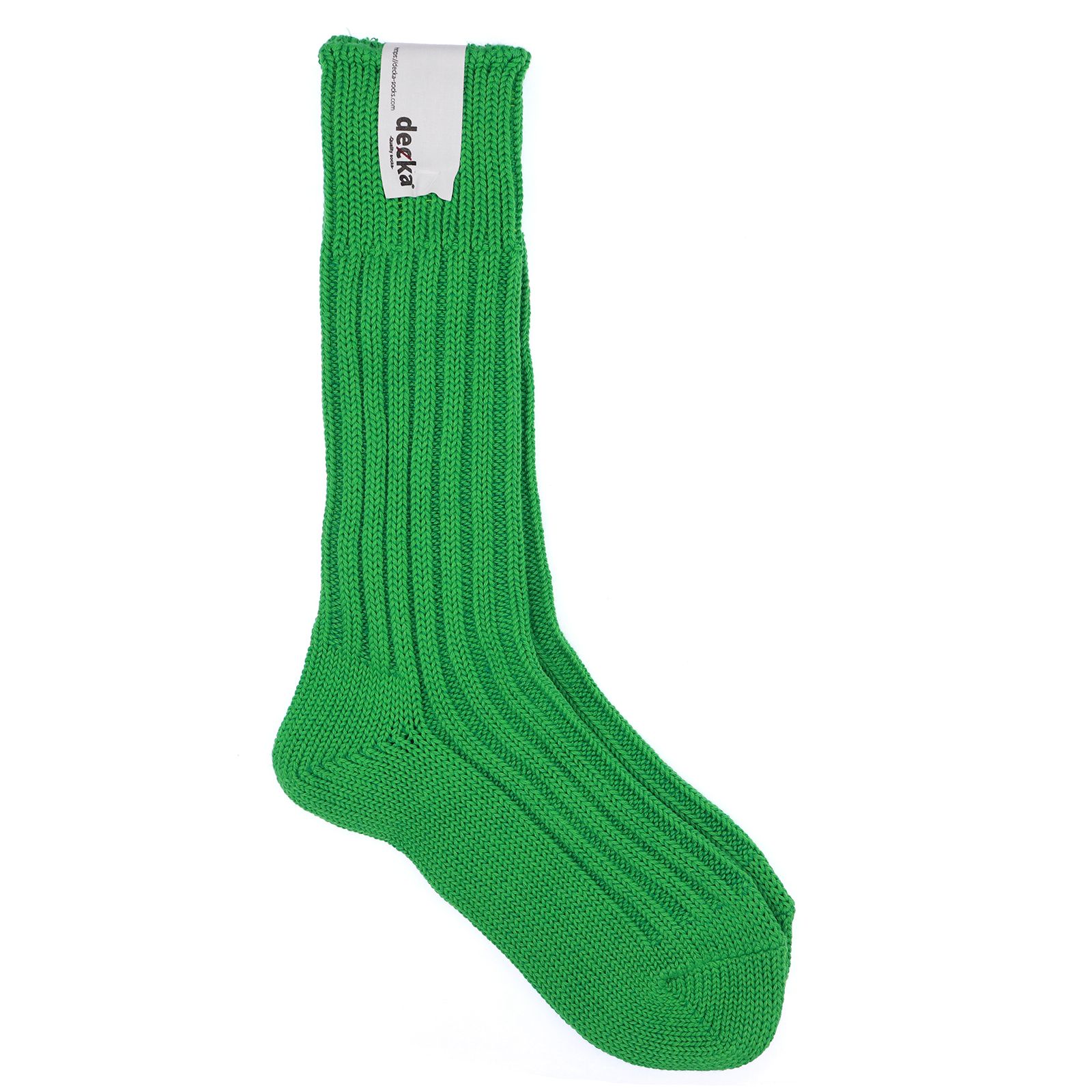 decka quality socks - Cased Heavyweight Plain Socks グリーン 靴下