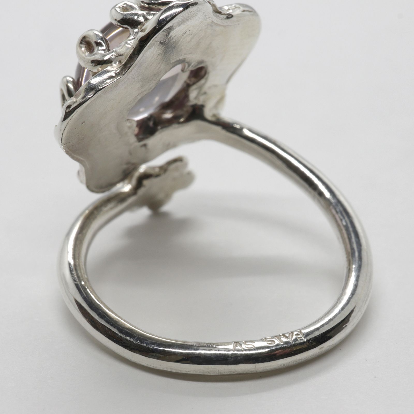 「SPIRAL FLOWER RING AMETRIN」リング