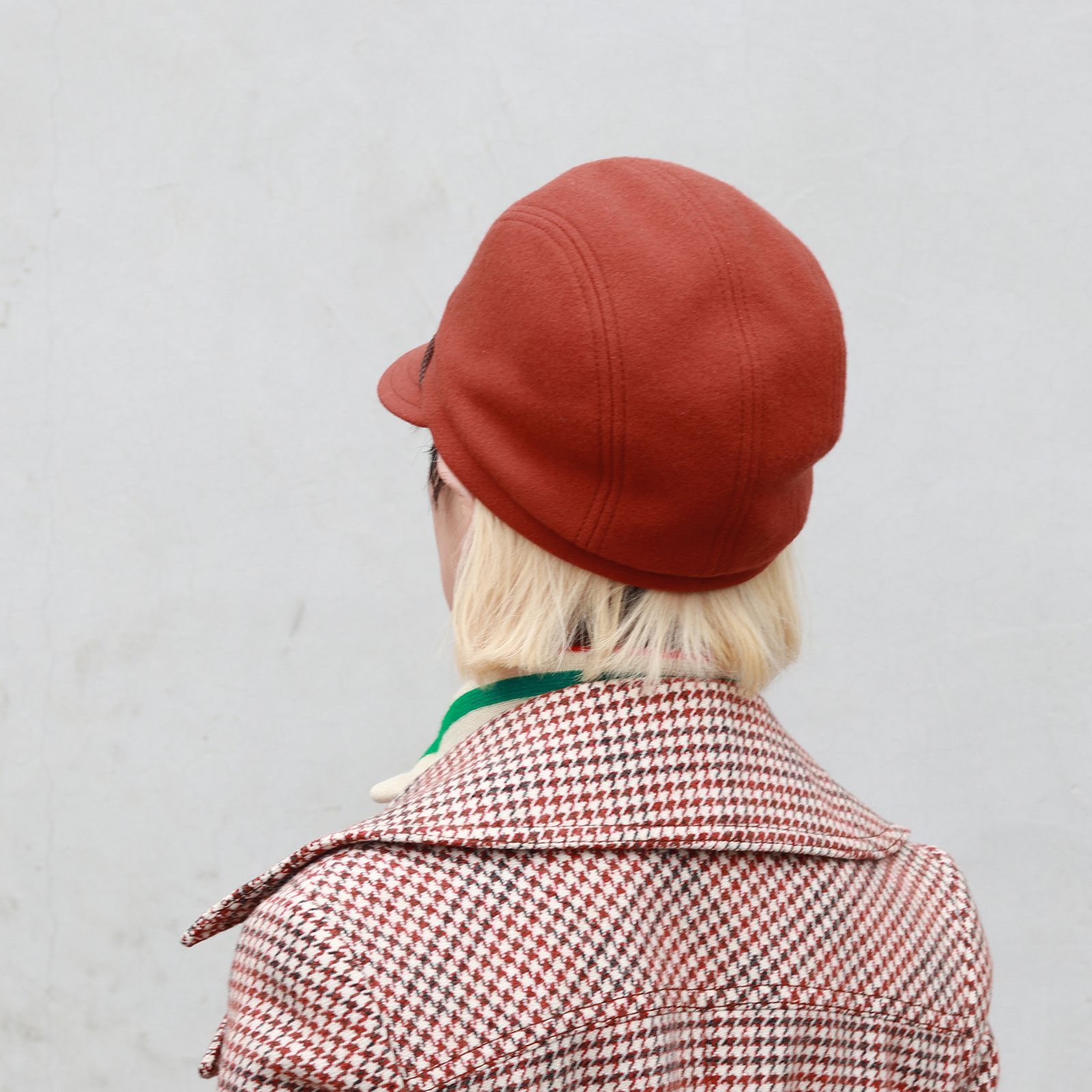macaron　帽子　ラビット毛　ワインレッド BOWATCH 7(ONESIZE ORANGE): ニットキャップ｜帽子通販｜CA4LA