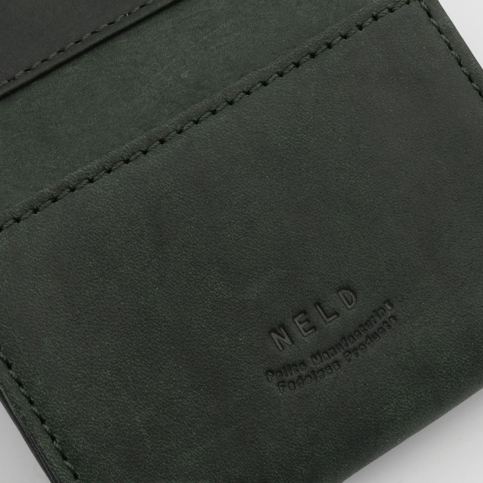 「PUFU」コンパクト財布 グリーン