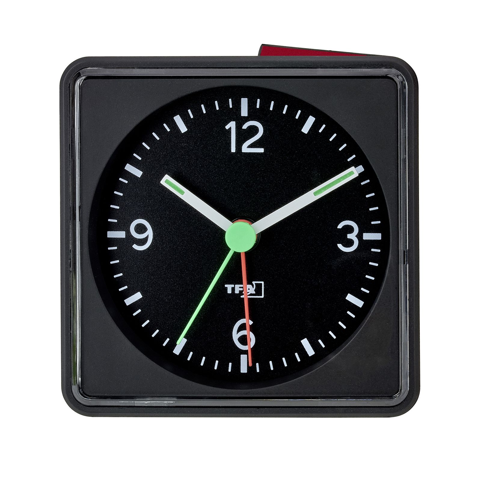 「Analogue alarm clock Push Wecker」アラームクロック BLACK TFA ドイツ
