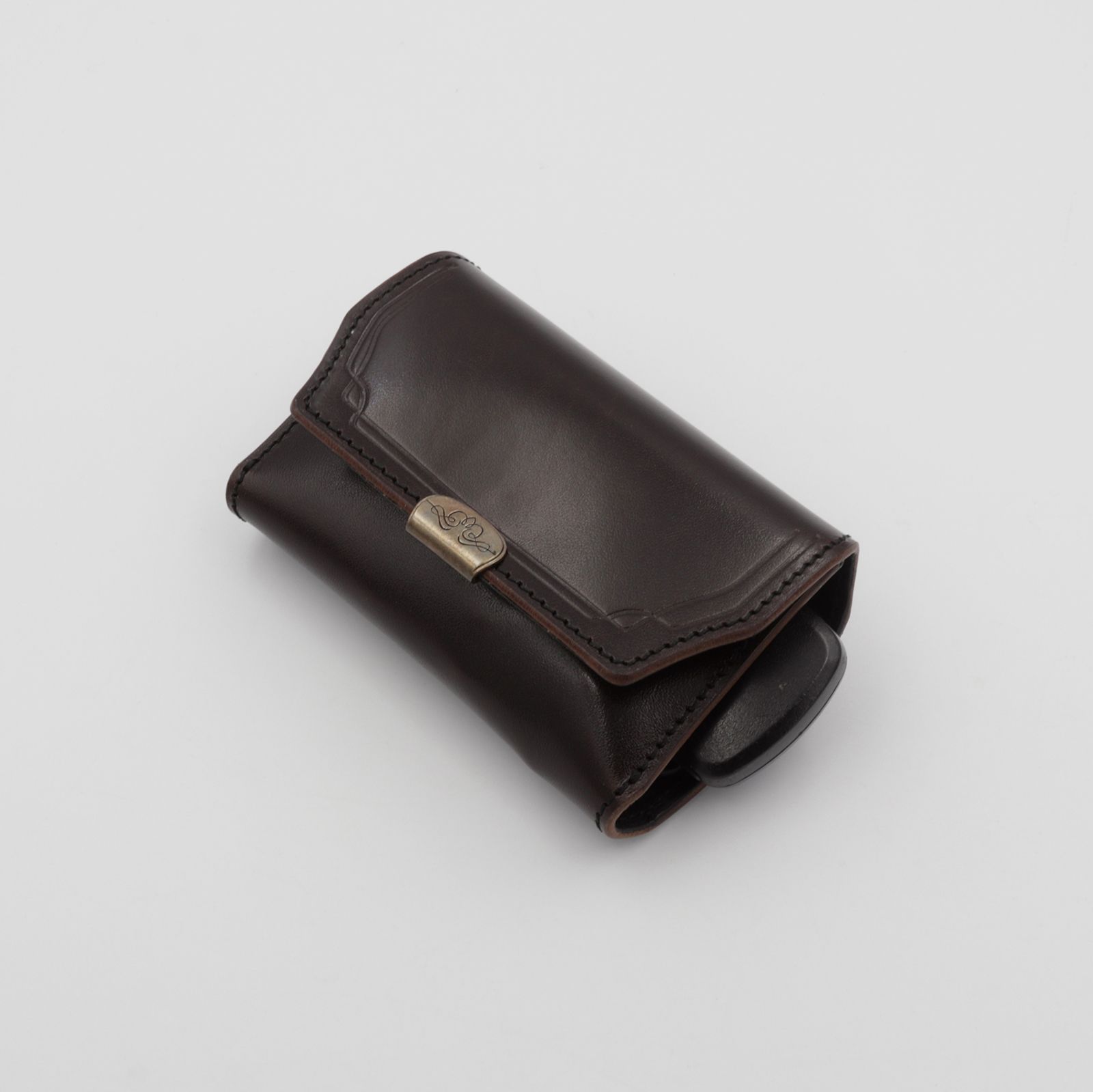 【Dual】コイン＆キーケース サドルプルアップ ブラック