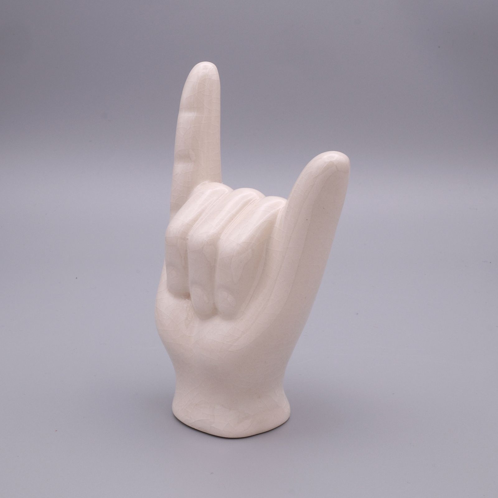 Porcelain Hand Objet “Hang Loose”
