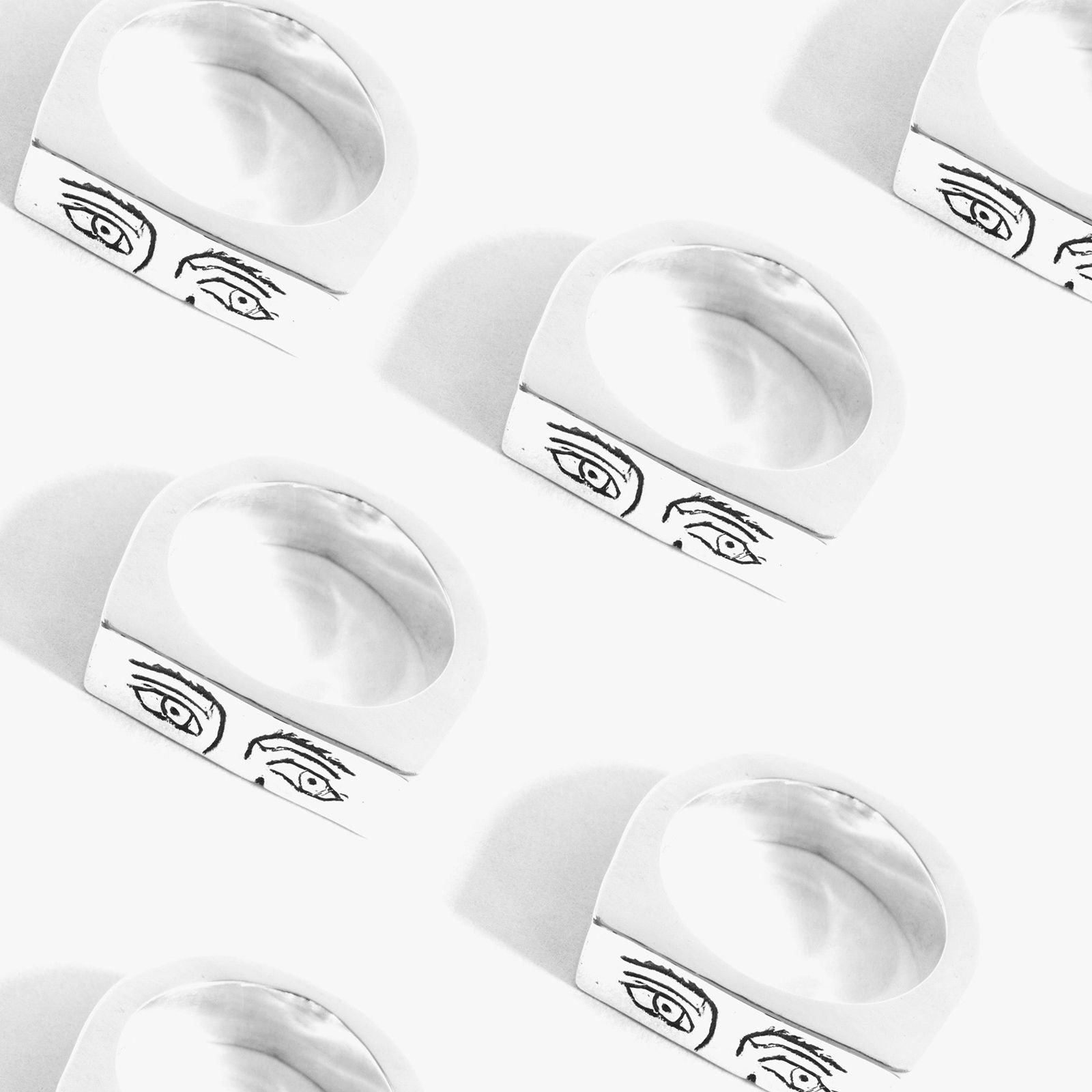 「Thin Crying Eyes Ring」リング