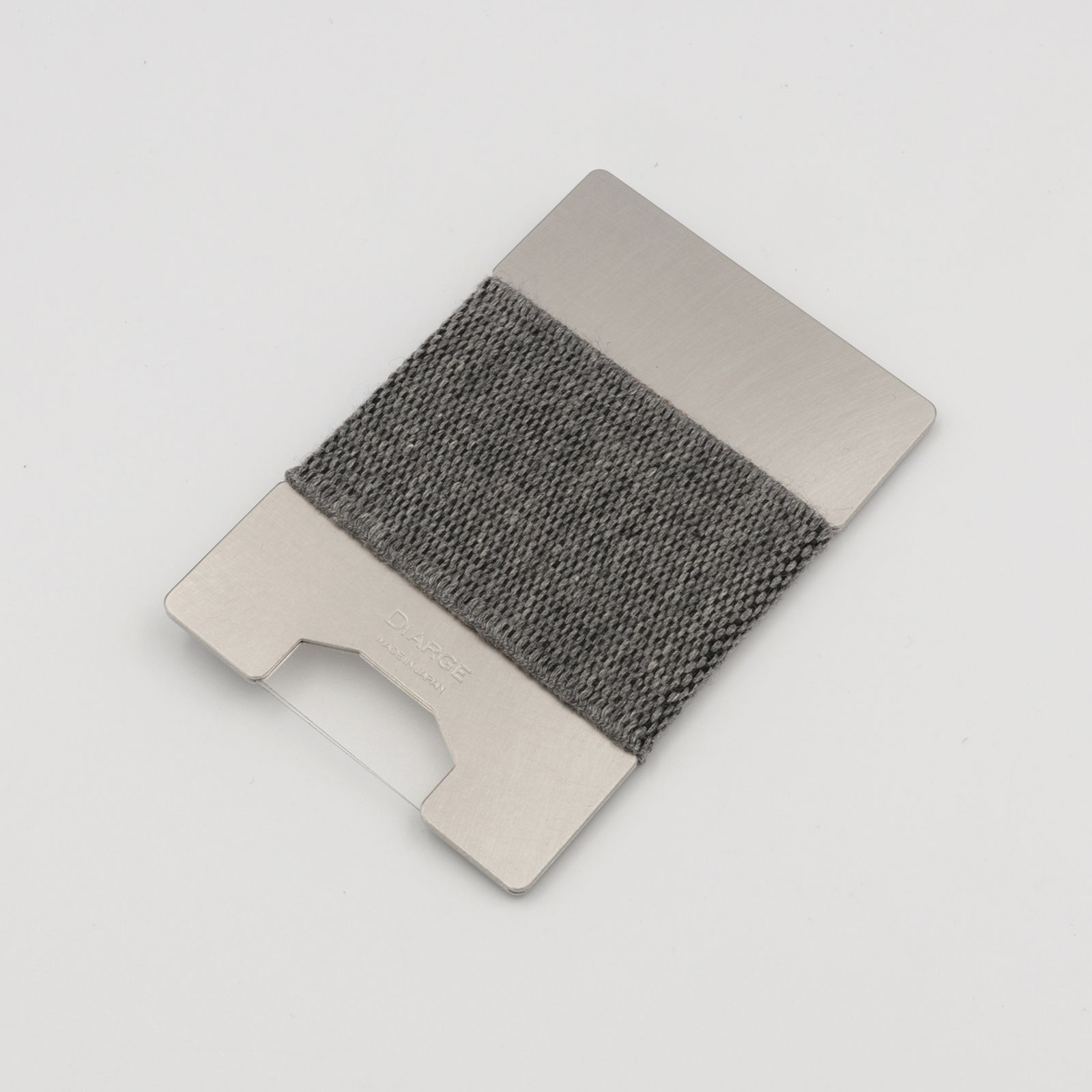 「METAL PLATE CARD HOLDER」カードケース シルバー