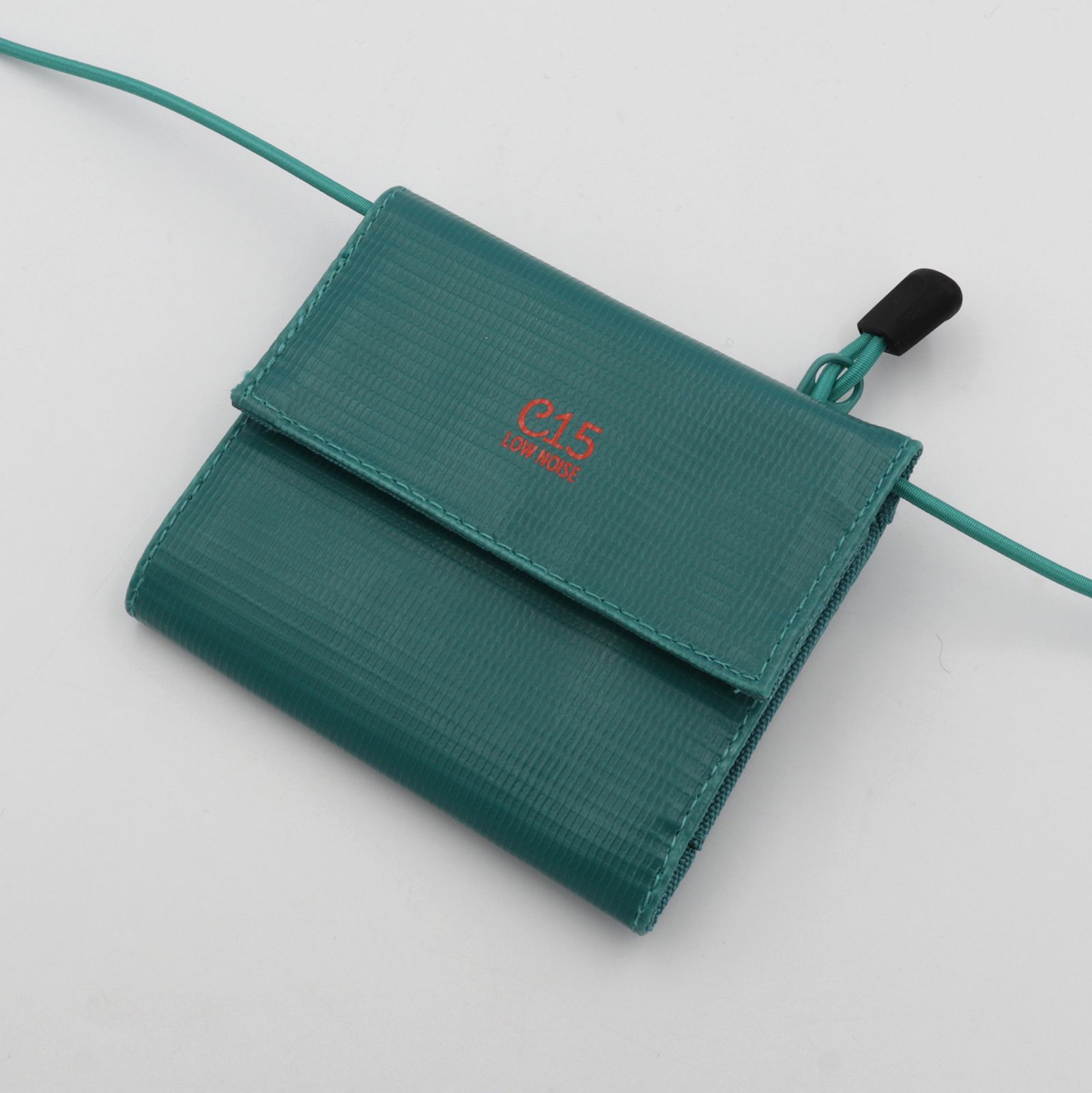 「C15 Mini Wallet」ショルダーウォレットS エメラルド