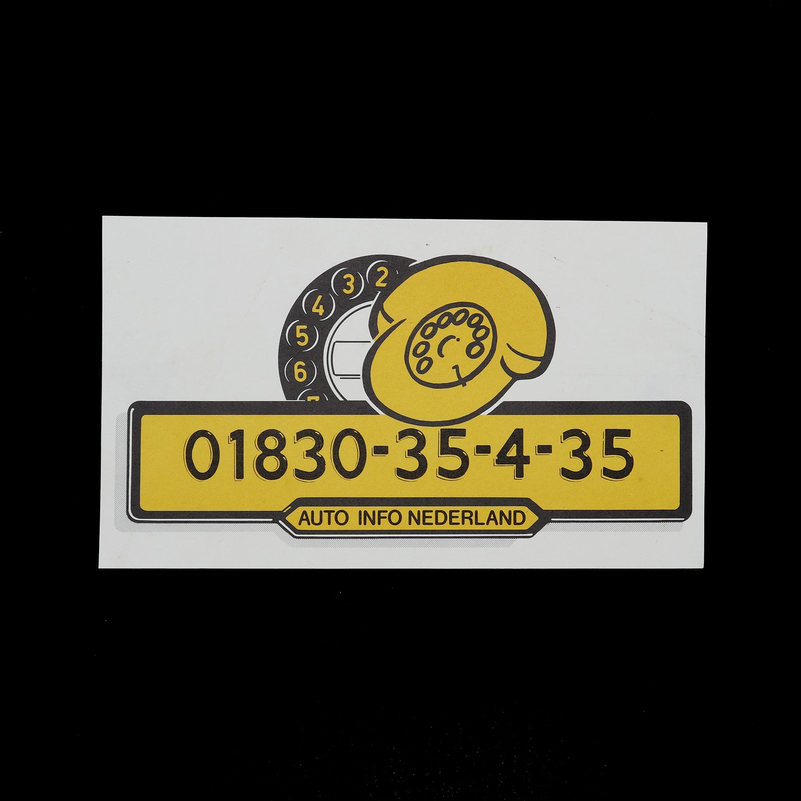 「AUTO INFO NEDERLAND」ヴィンテージステッカー ヨーロッパ