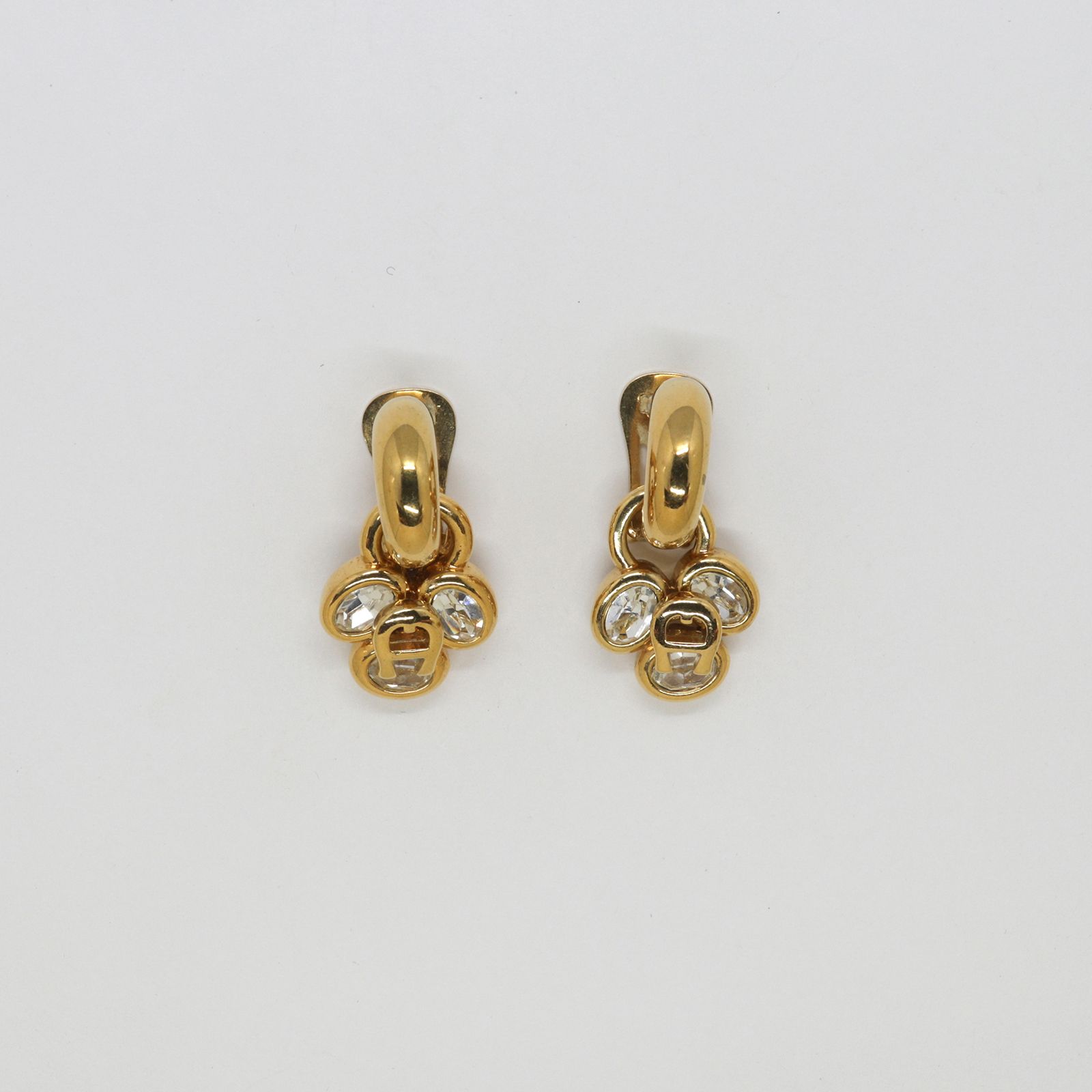 「トリプルリンク」イヤリング AIGNER ドイツ