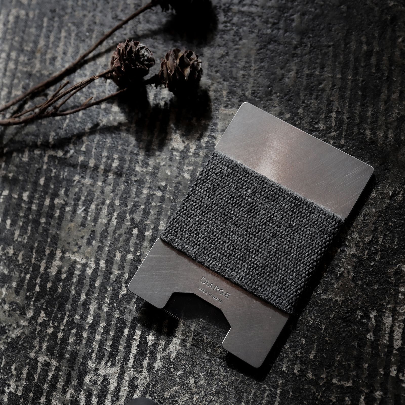 「METAL PLATE CARD HOLDER」カードケース シルバー