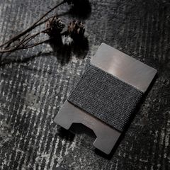「METAL PLATE CARD HOLDER」カードケース シルバー