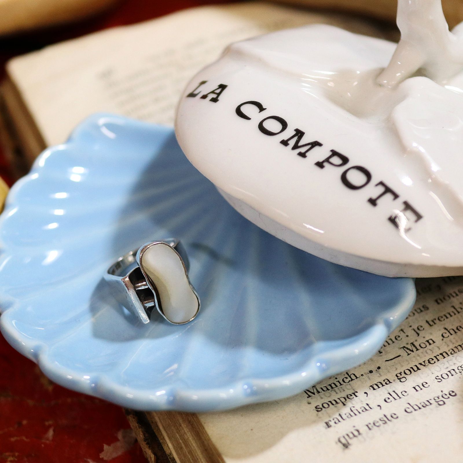 「シェルフロウ」リング silver925 ヨーロッパ