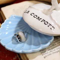 「シェルフロウ」リング silver925 ヨーロッパ