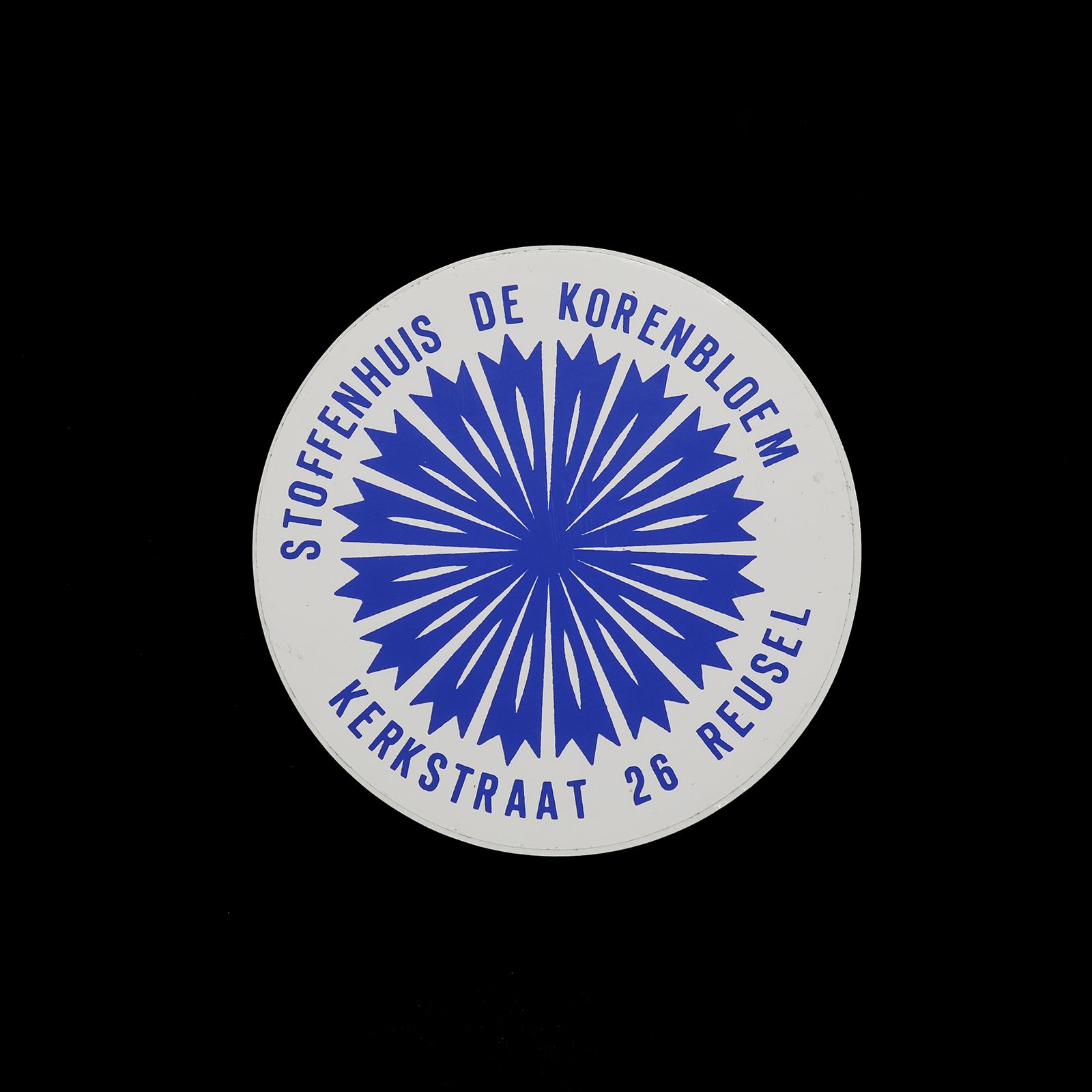 「STOFFENHUIS DE KORENBLOEM」ヴィンテージステッカー ヨーロッパ