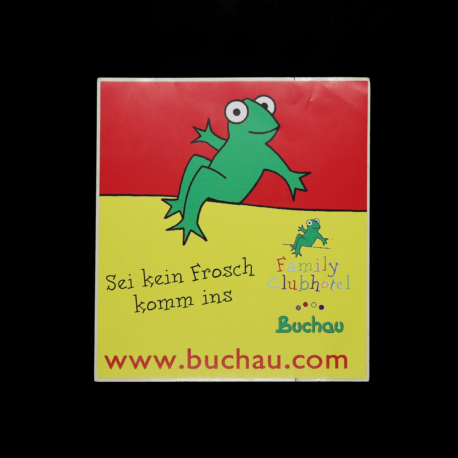 「Buchau」ヴィンテージステッカー ヨーロッパ