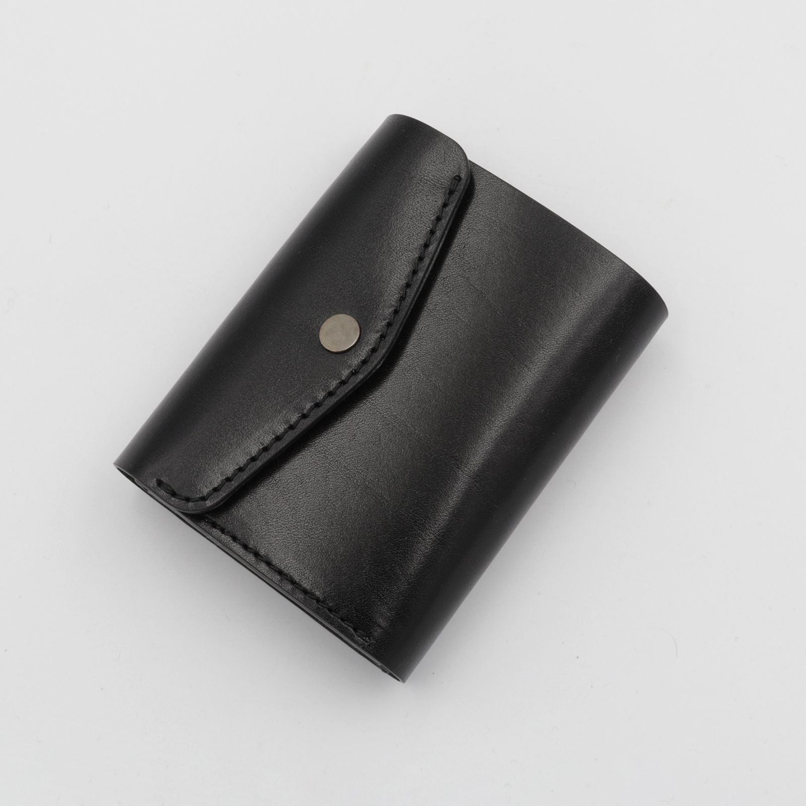 「三つ折りミニ財布PALUMO Rugato」black