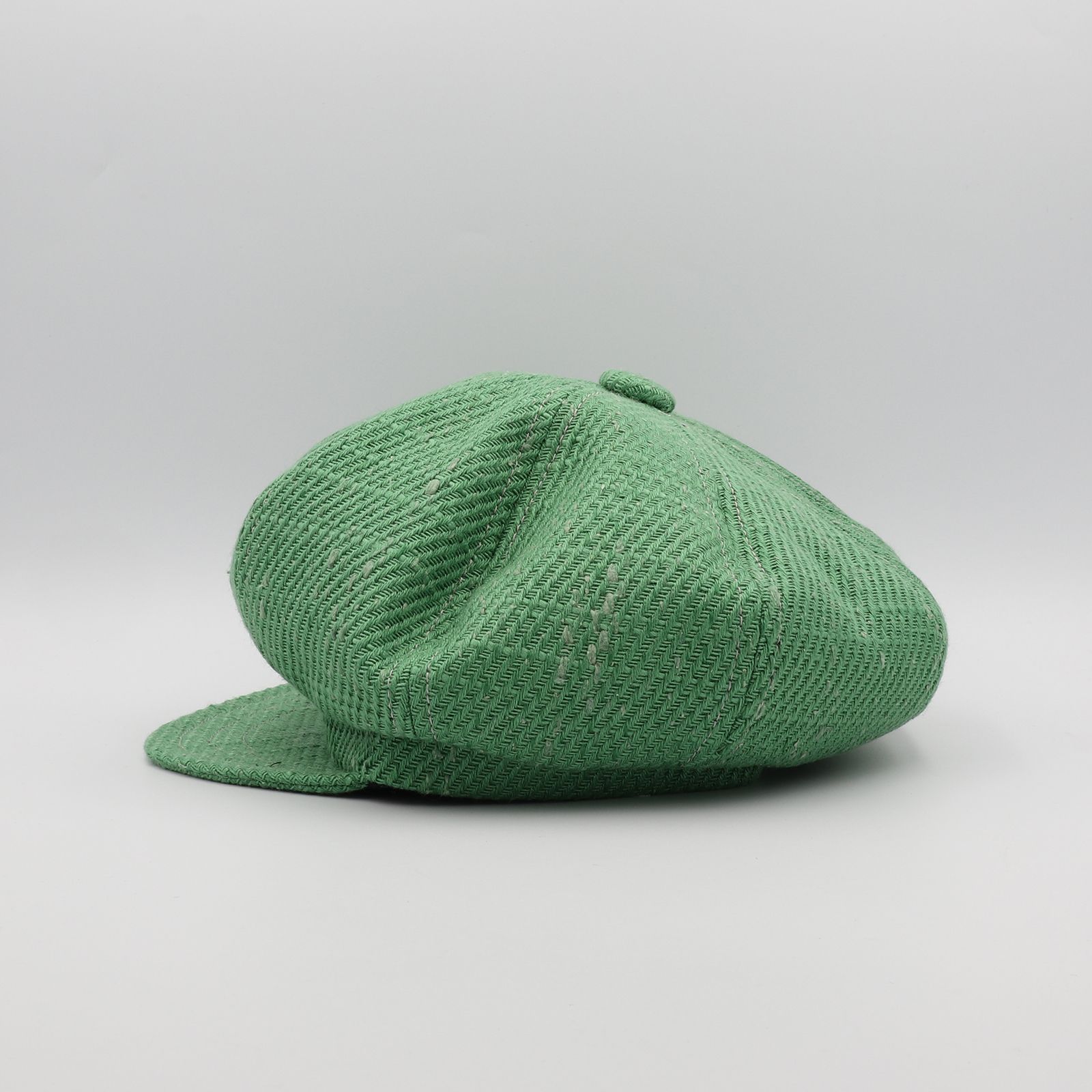 【送料無料対象外】8枚はぎのキャスケット グリーン