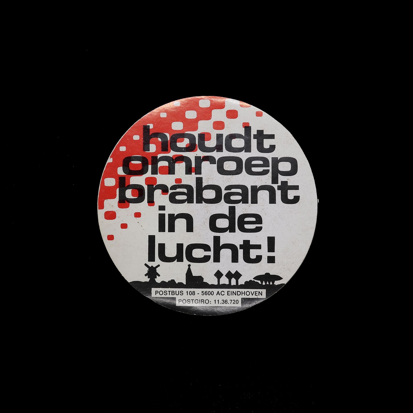 「omroep brabant」ヴィンテージステッカー ヨーロッパ