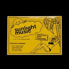 Sunlight Music ヴィンテージステッカー オランダ