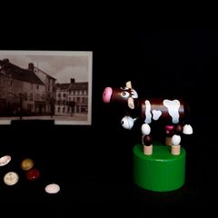 「Cow」DETOA Wooden Push Toy