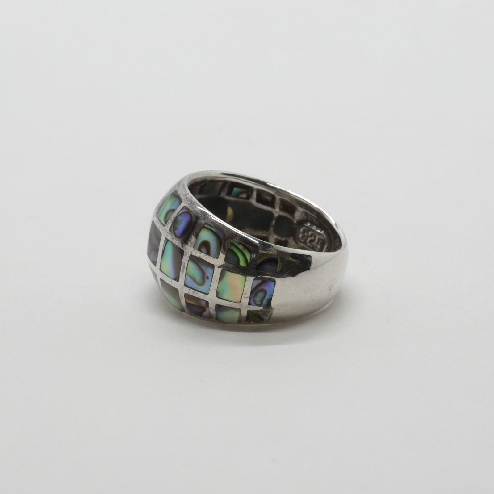 「パネルアバロニ」リング ヨーロッパ silver925