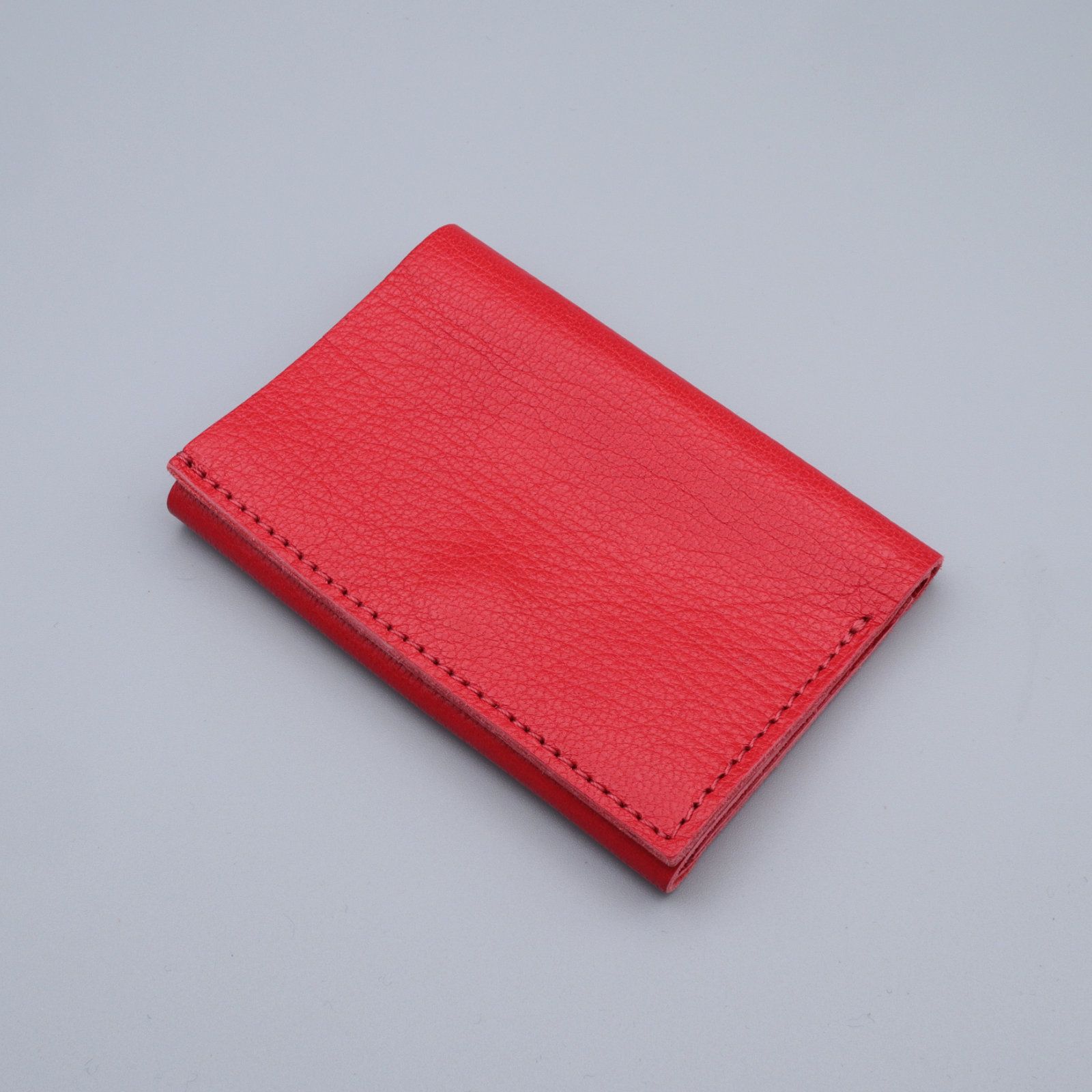 「straccio goat II」ミニ財布 レッド