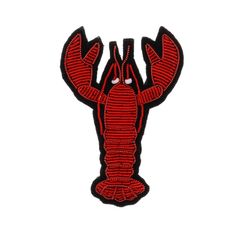 「Orange Lobster」ブローチ