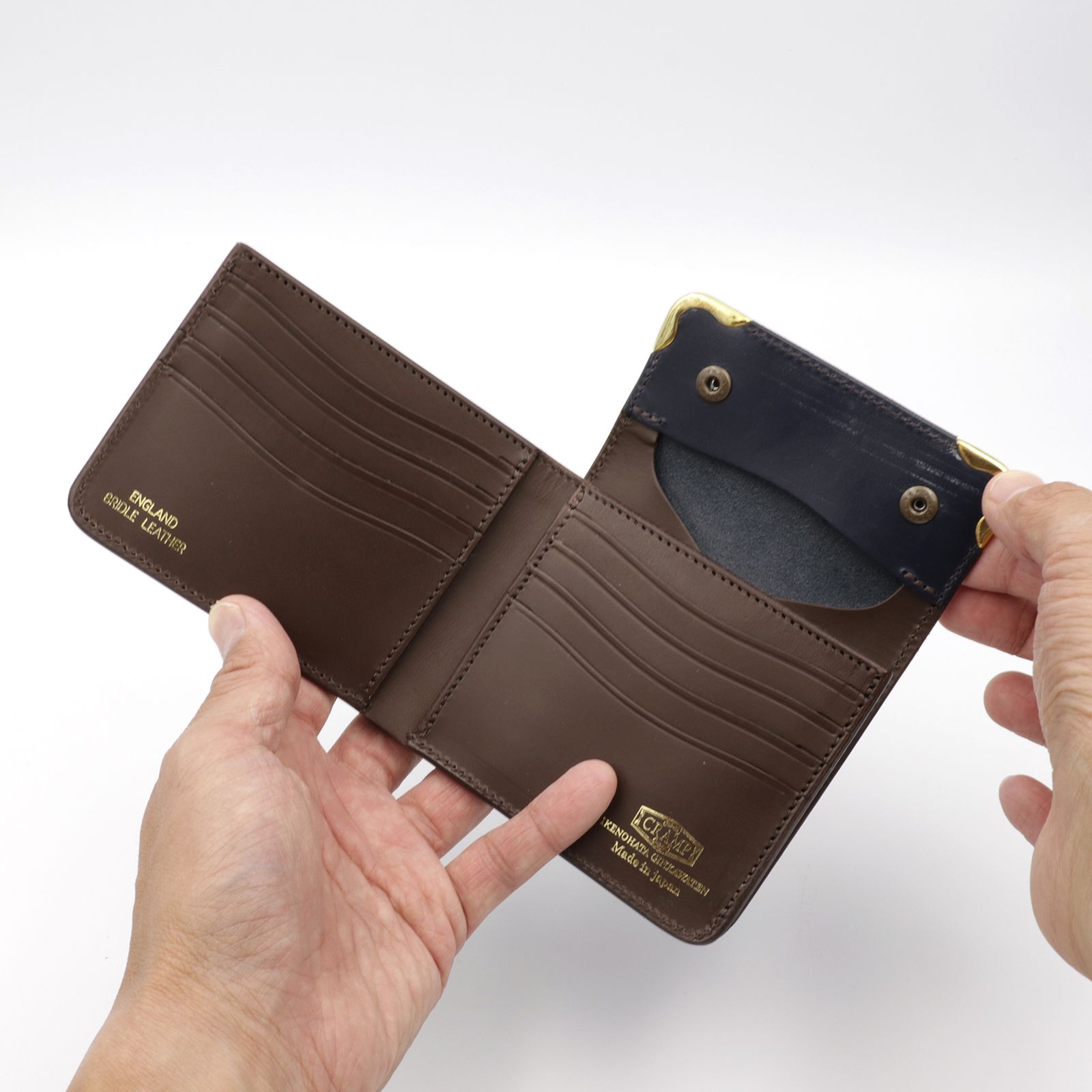 送料無料 名入れ不可】 cramp コンパクトウォレット UK