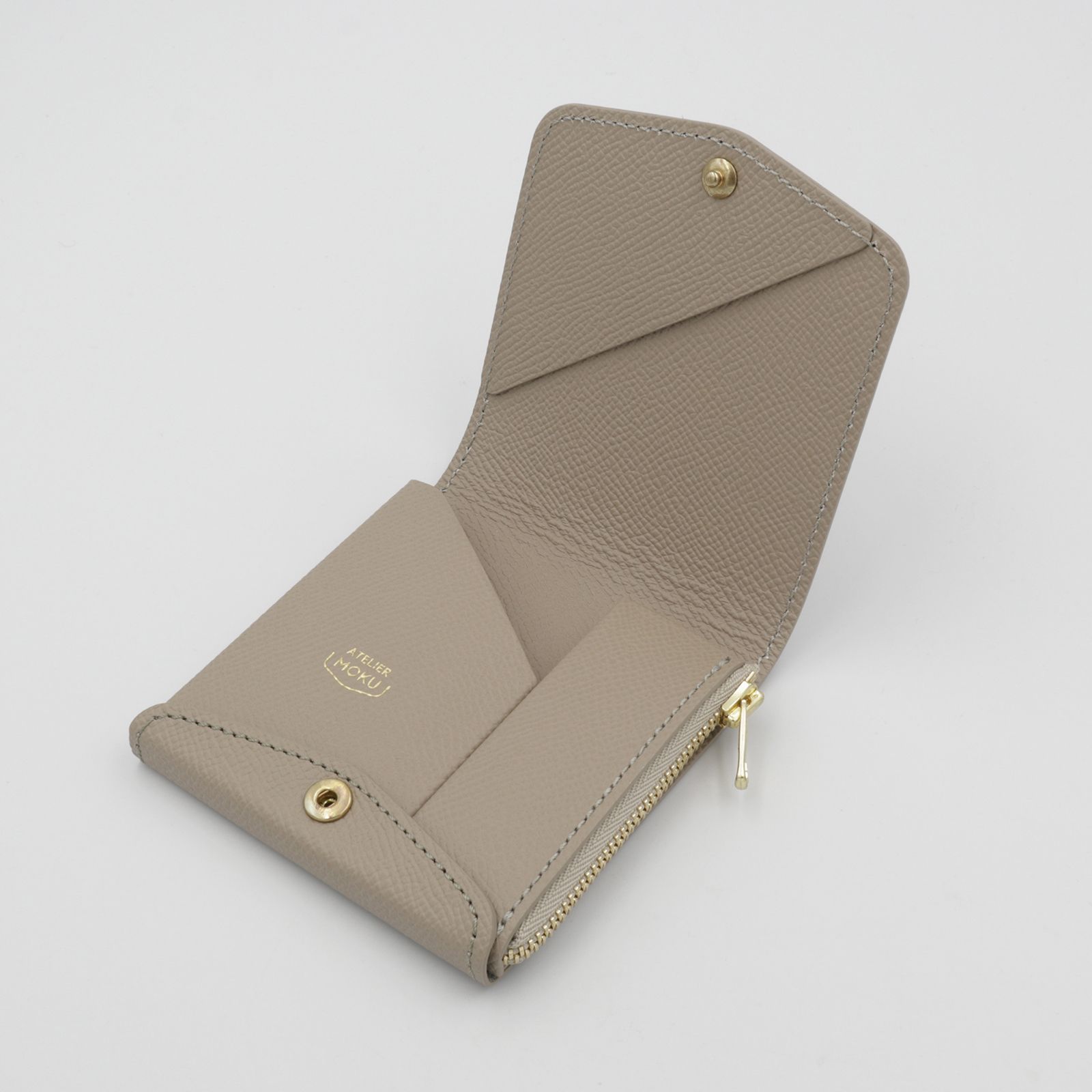 「小さく薄い財布SAKU ver.3 Plus Noblessa」lightgray