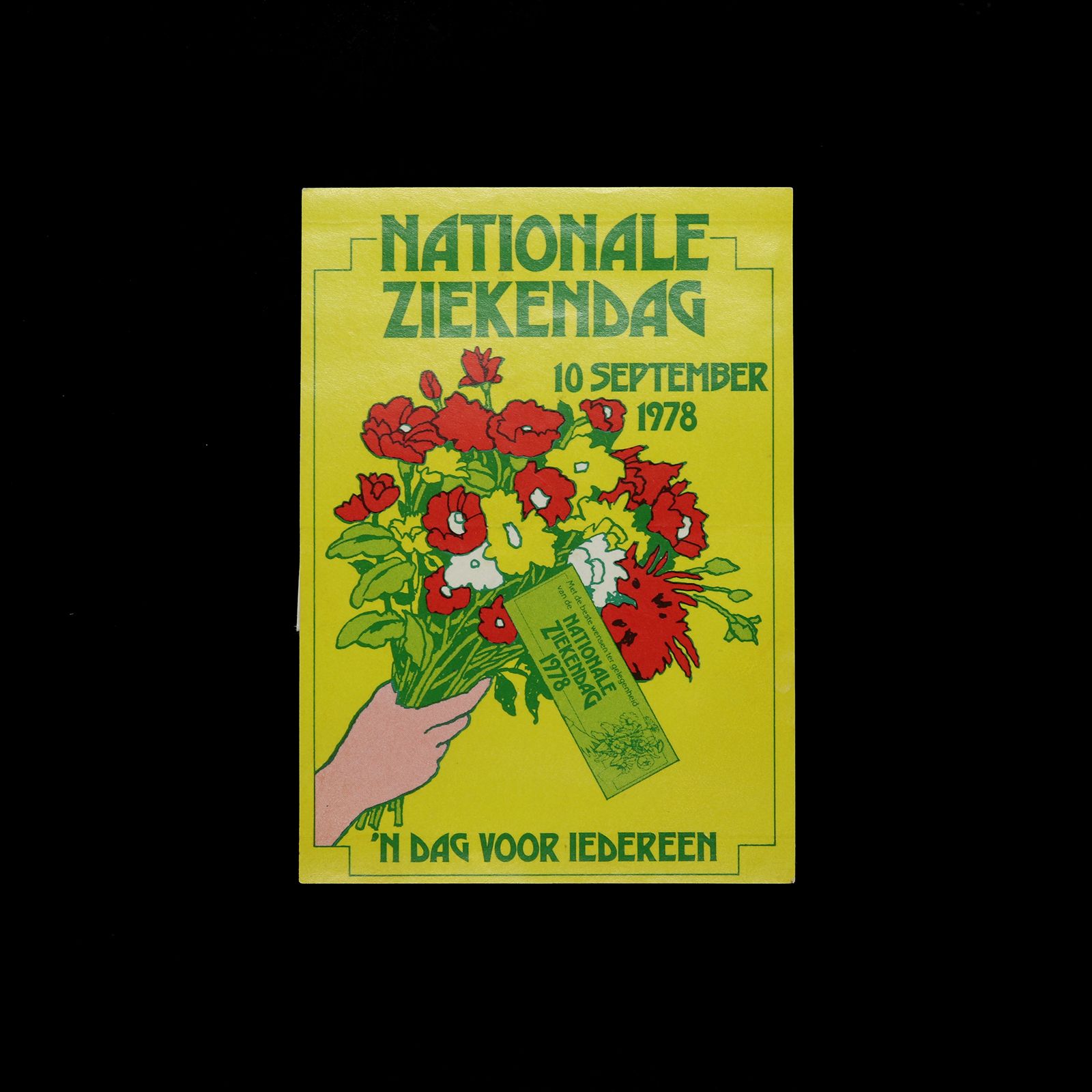 「NATIONALE ZIEKENDAG」ヴィンテージステッカー ヨーロッパ