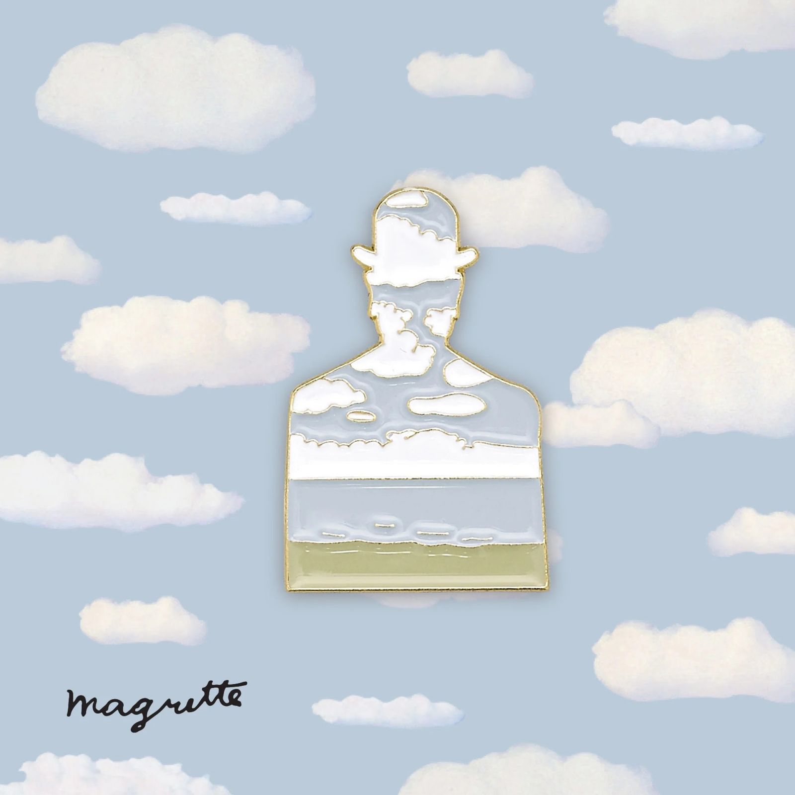 「Silhouette」ピンズ ルネ・マグリット