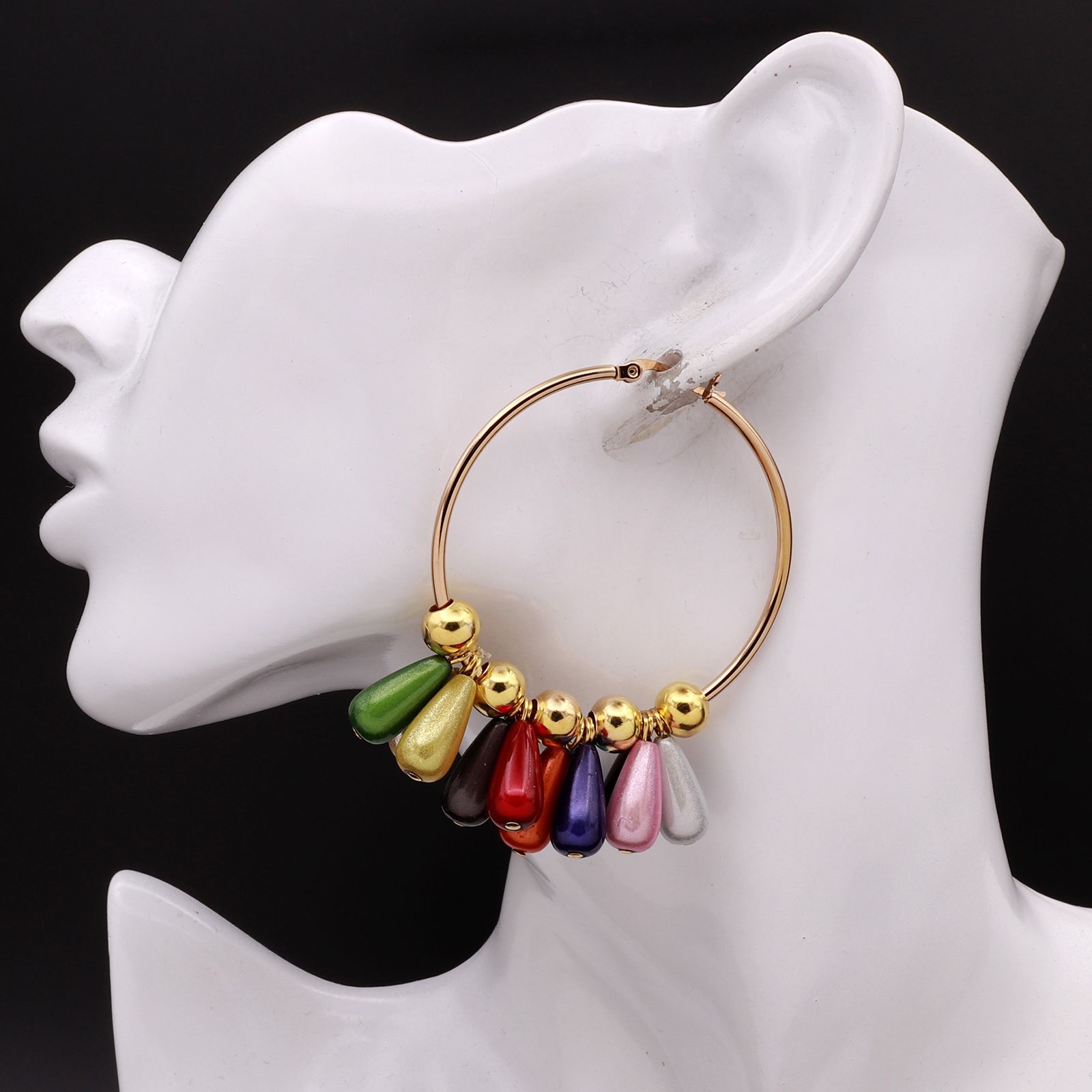 「ドロップシャイニーパール」ピアス