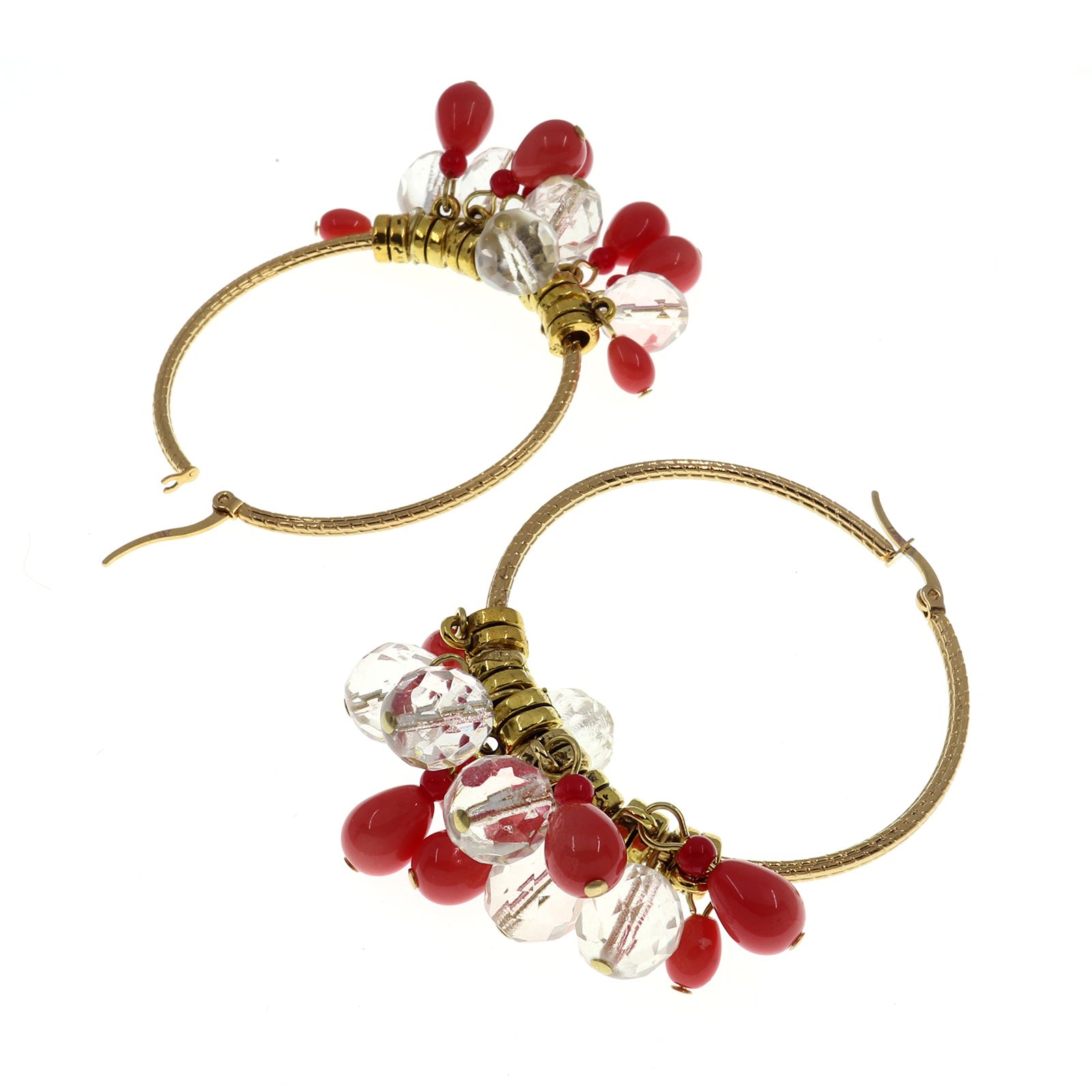 「ペタルフープ」ピアス
