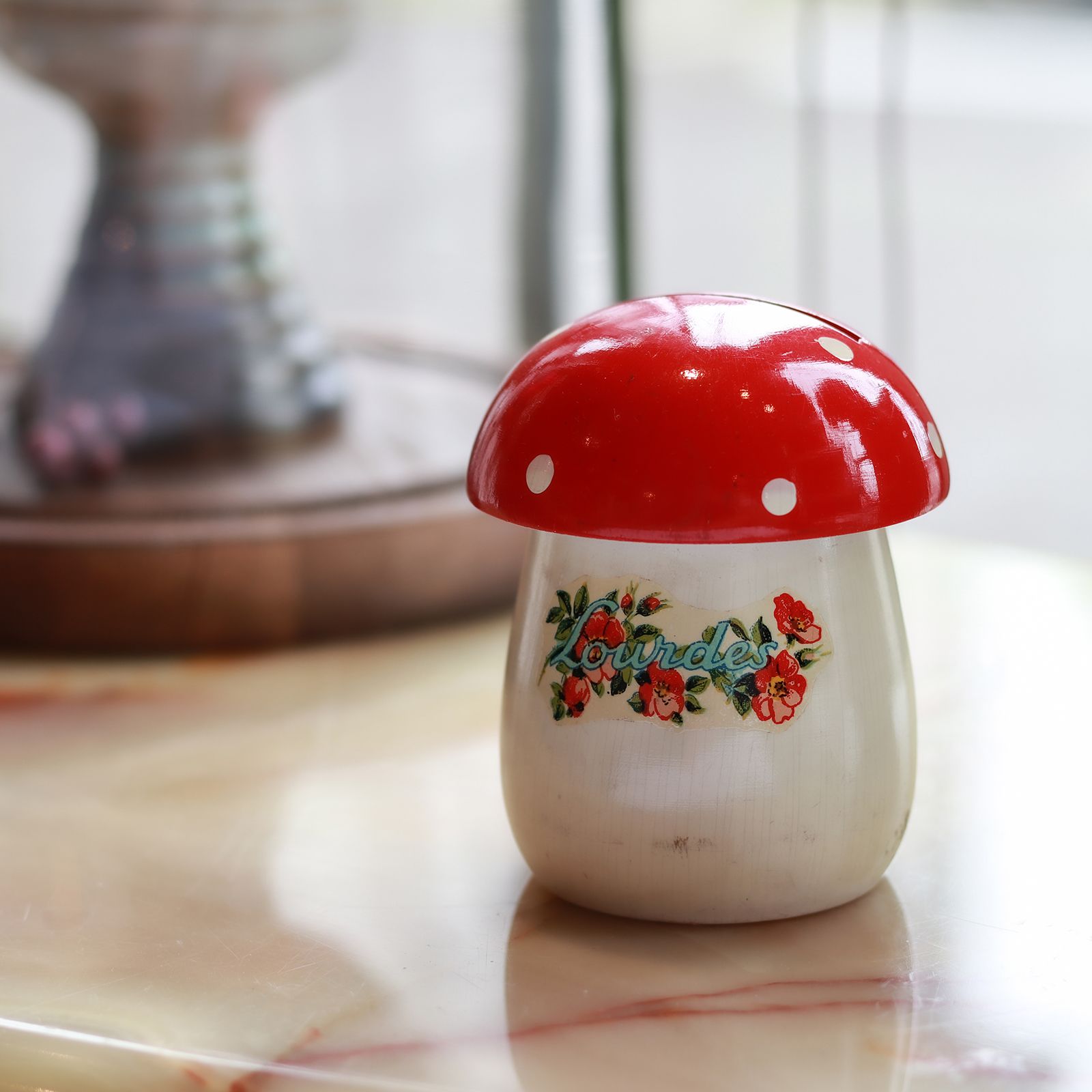 キノキノコ 木製貯金箱 ルルドお土産キノコ 1970s | corne/コルネ