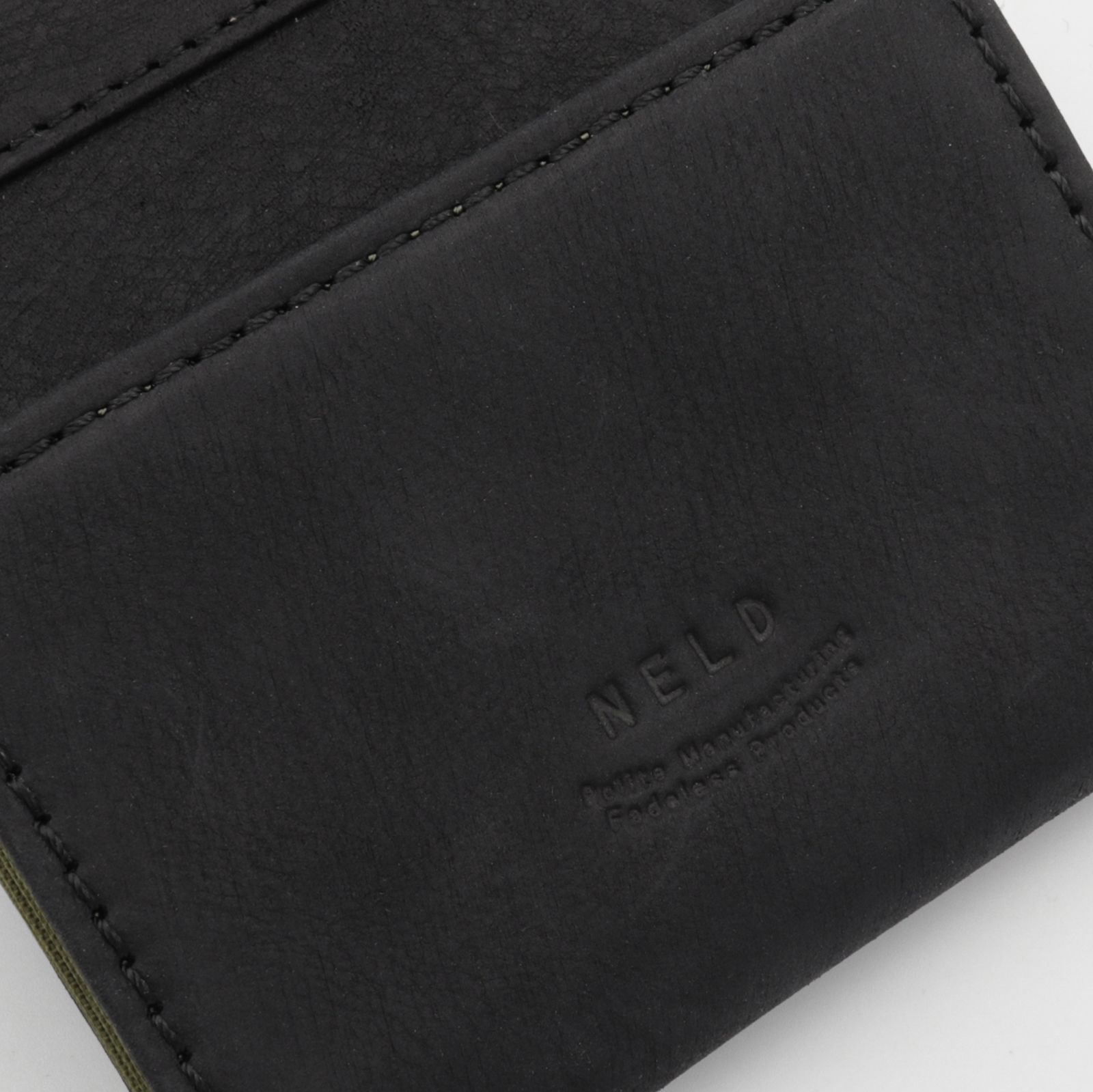 「PUFU」コンパクト財布 ブラック