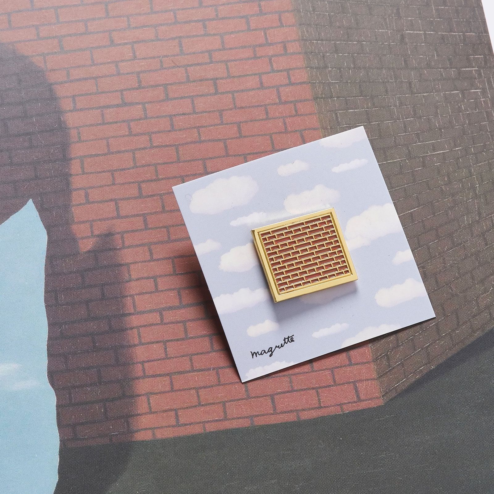 「Wall」ピンズ ルネ・マグリット