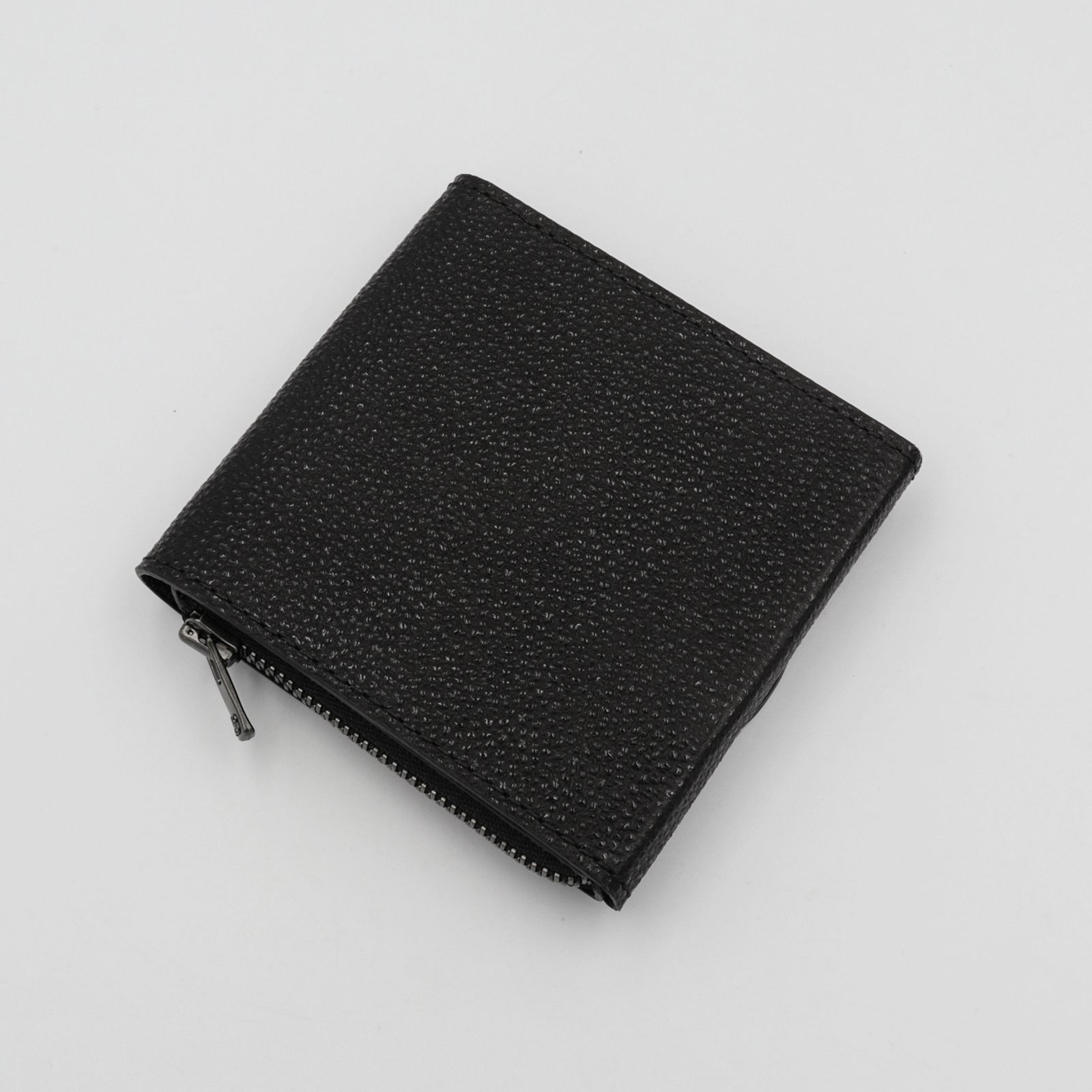 「小さく薄い財布SAKU ver.3 黒桟革」黒