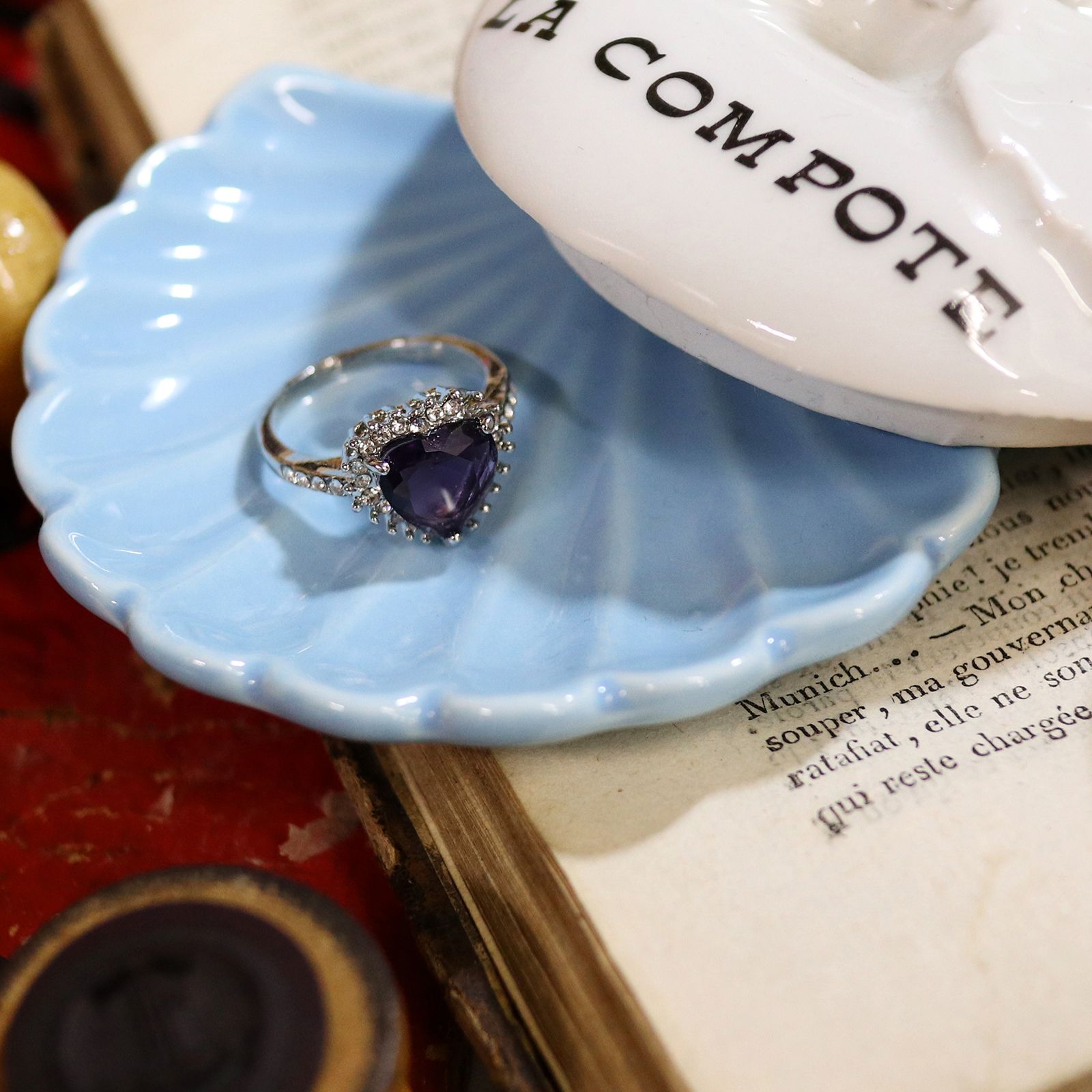 「ハートクラウン」デッドストックリング イギリス