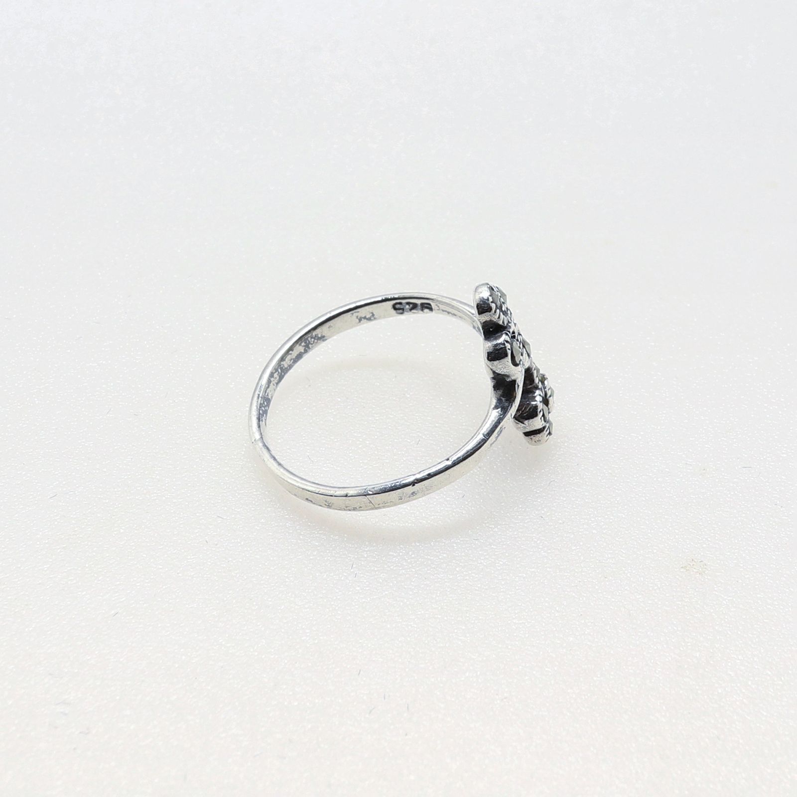 「マーカサイトフローラル」リング ヨーロッパ silver925