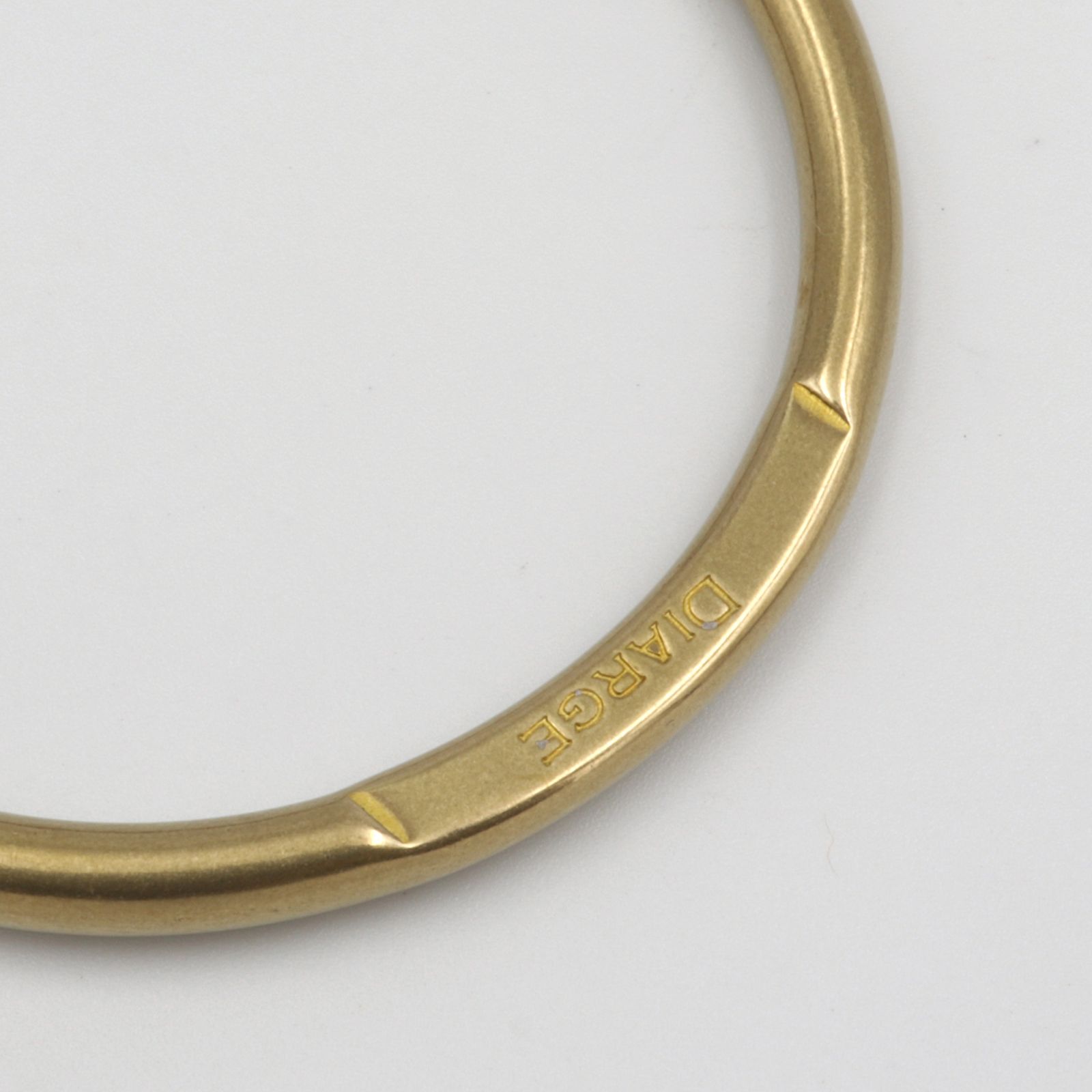 「ROUND KEYRING」キーリング ゴールド