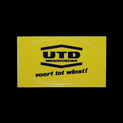 「UTD MENGVOEDER」ヴィンテージステッカー ヨーロッパ