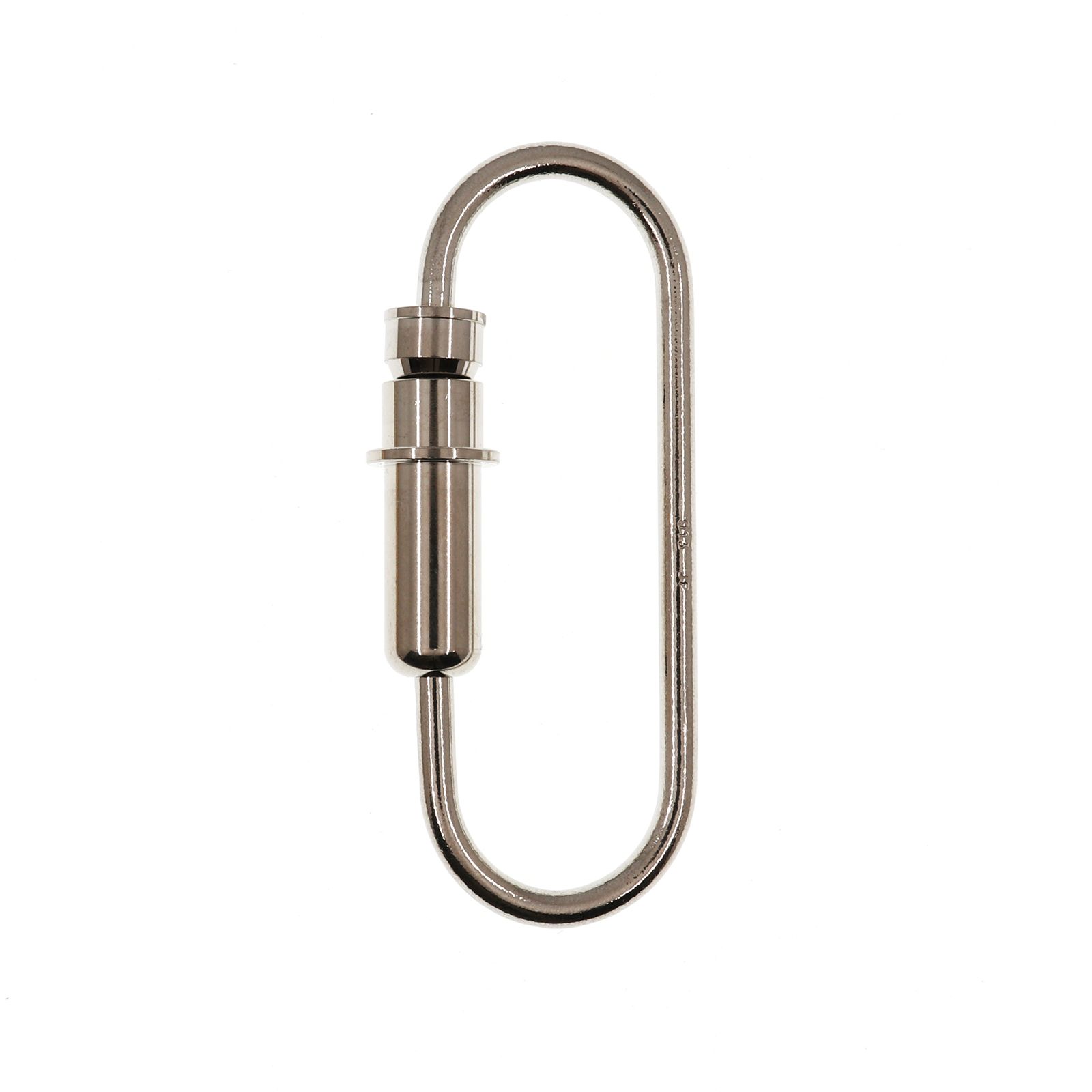 「Bullet Carabiner」キーリング ニッケル