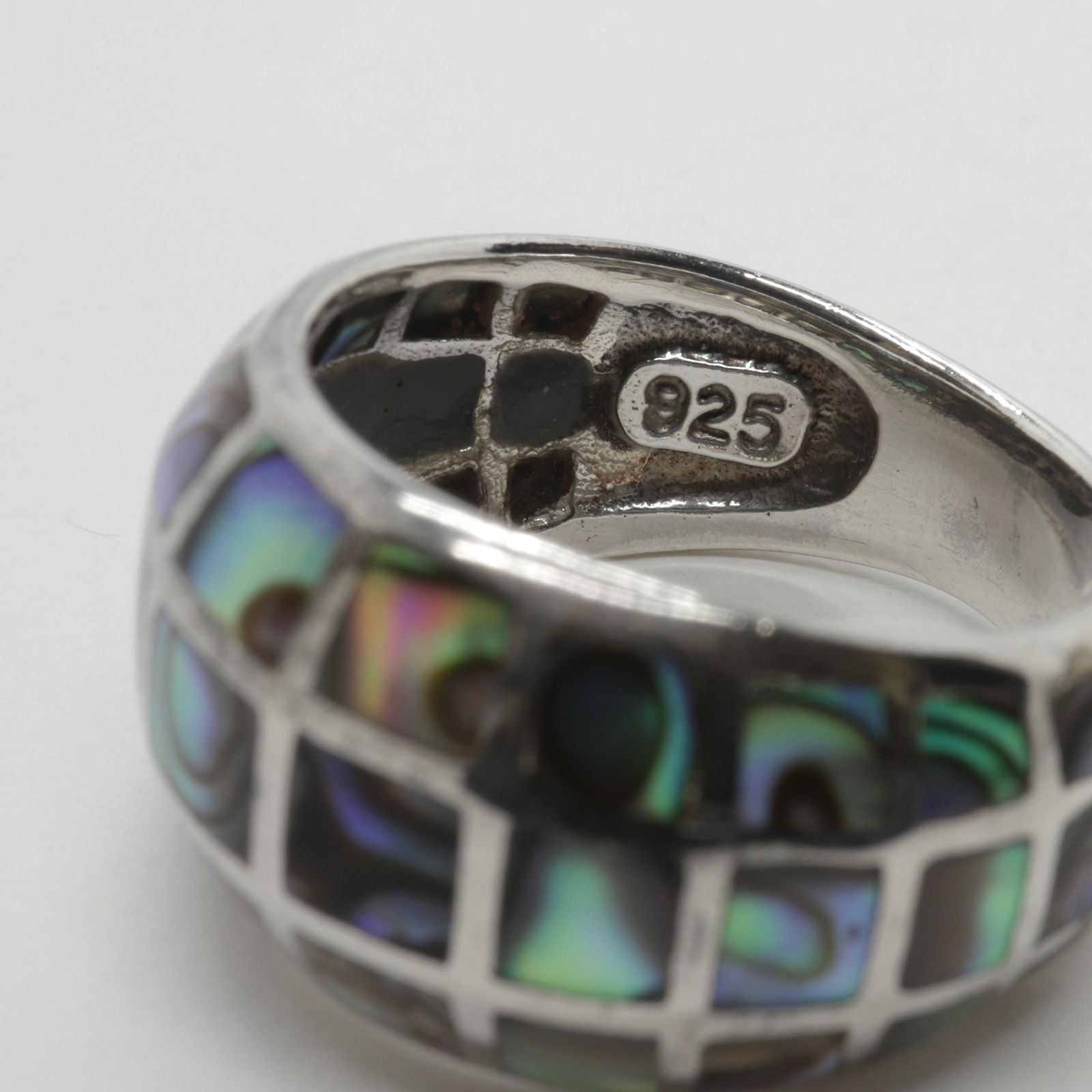 「パネルアバロニ」リング ヨーロッパ silver925