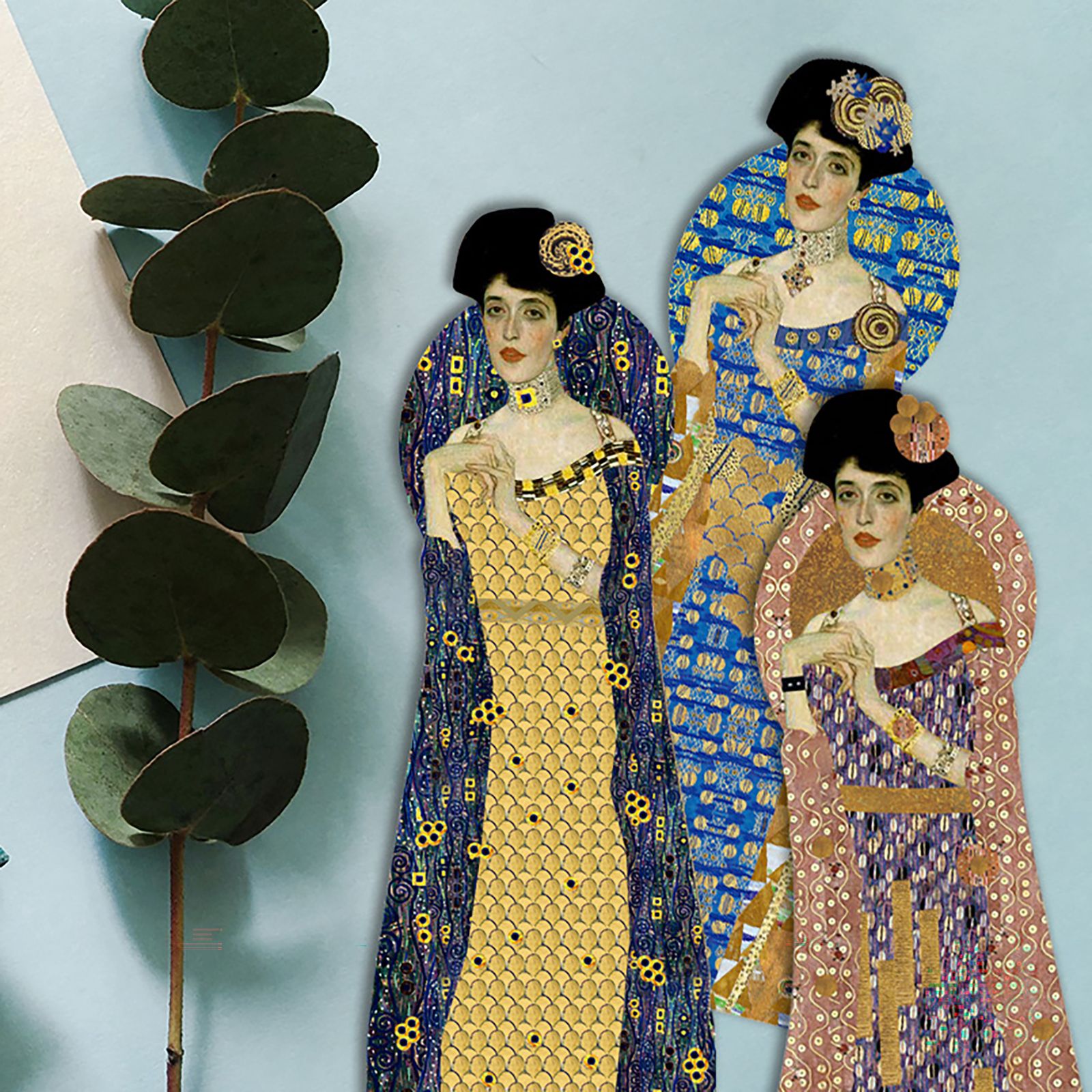 「5 BOOKMARKS "Klimt-Adele"」ブックマーク MON PETIT ART フランス