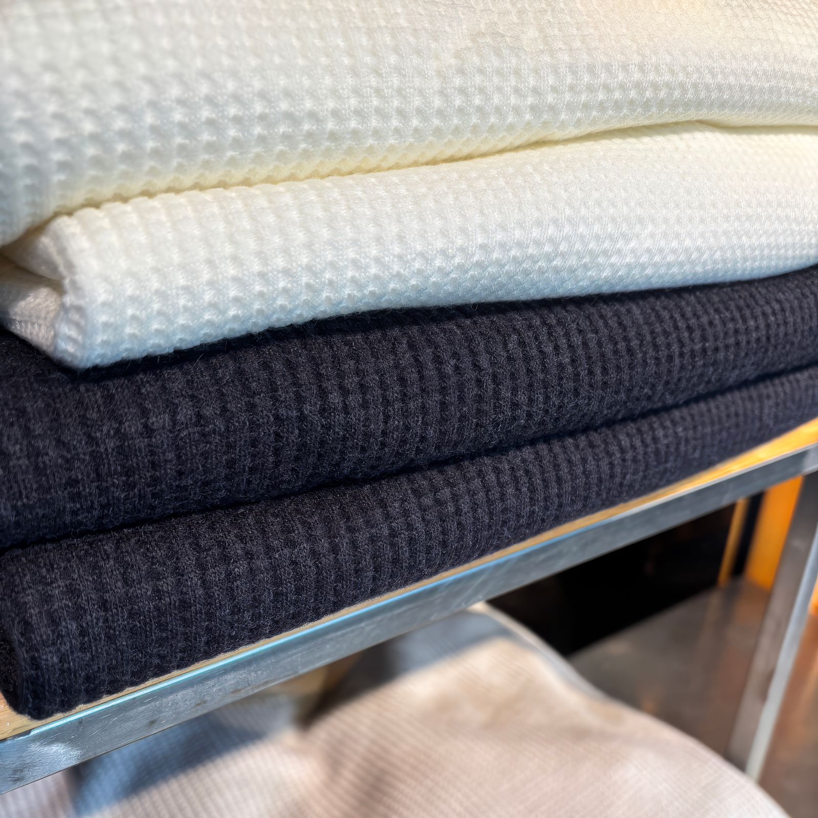 Acrylic Wool Thermal Shirt ネイビー